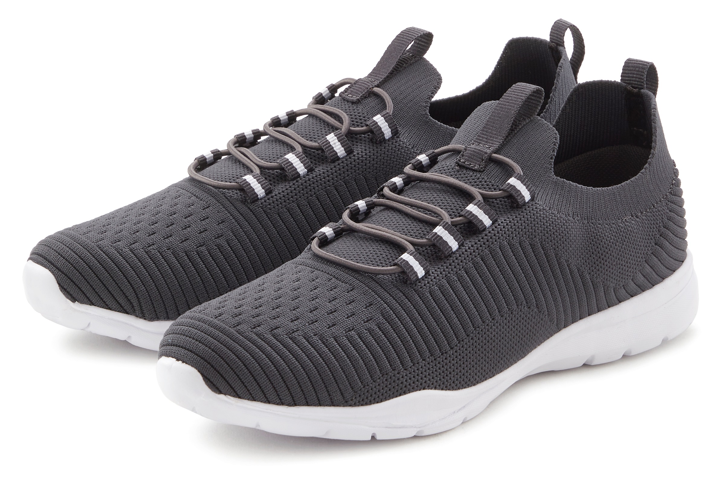 Vivance Sneaker »Freizeitschuh, Halbschuh,« superleicht, zum Reinschlüpfen mit elastischen Schnürbändern VEGAN