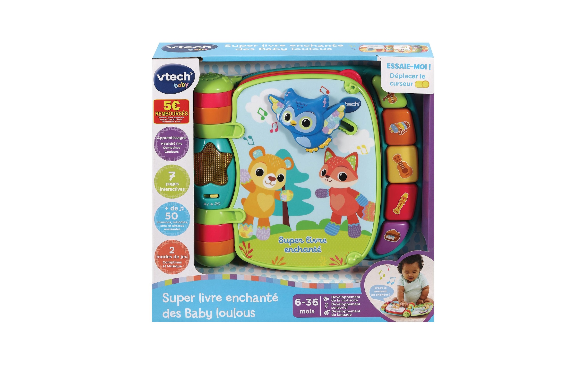 Vtech® Greifspielzeug »enchanté des Baby loulous bleu«