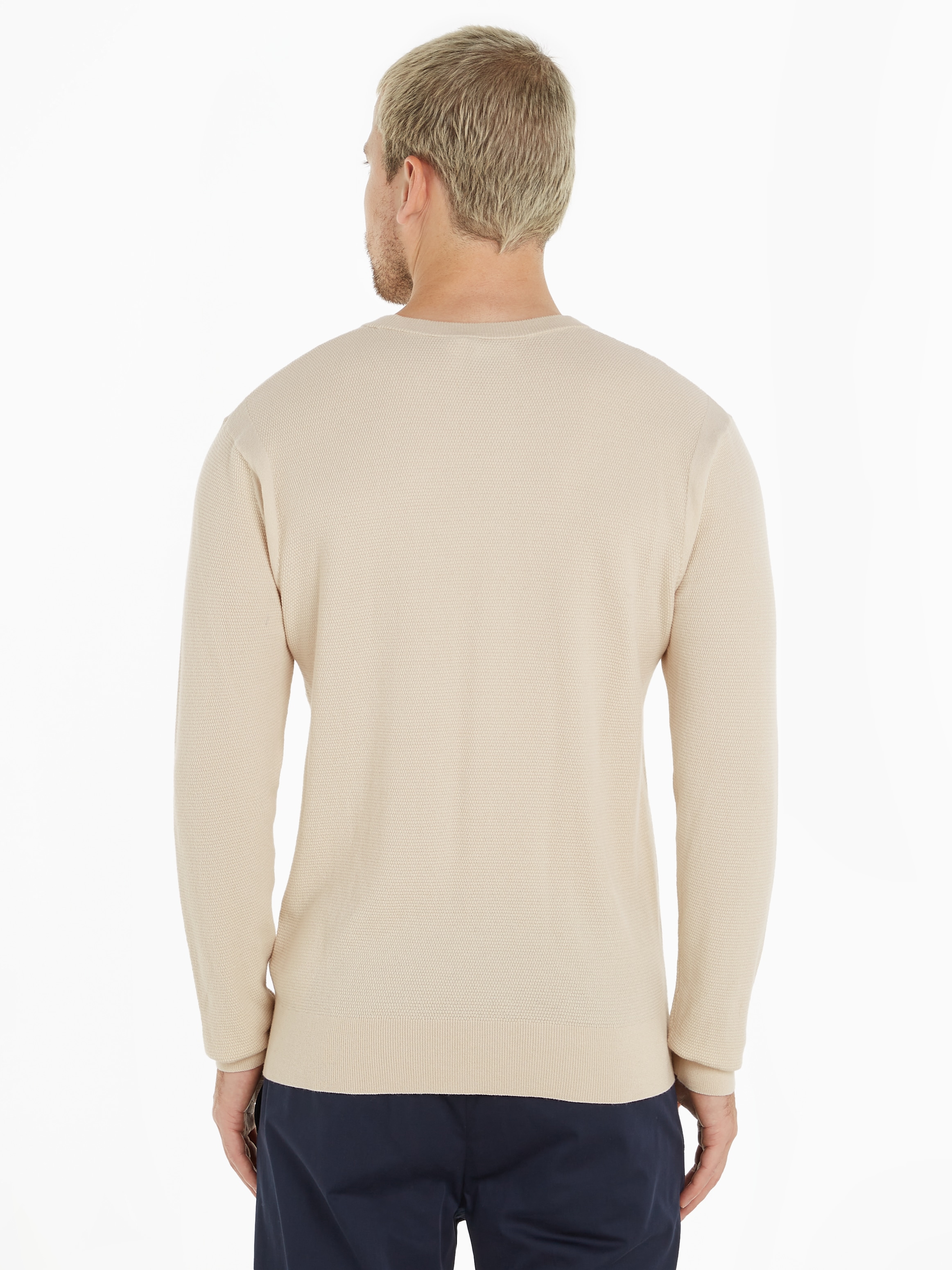 Calvin Klein Rundhalspullover »TEXTURED CN SWEATER«