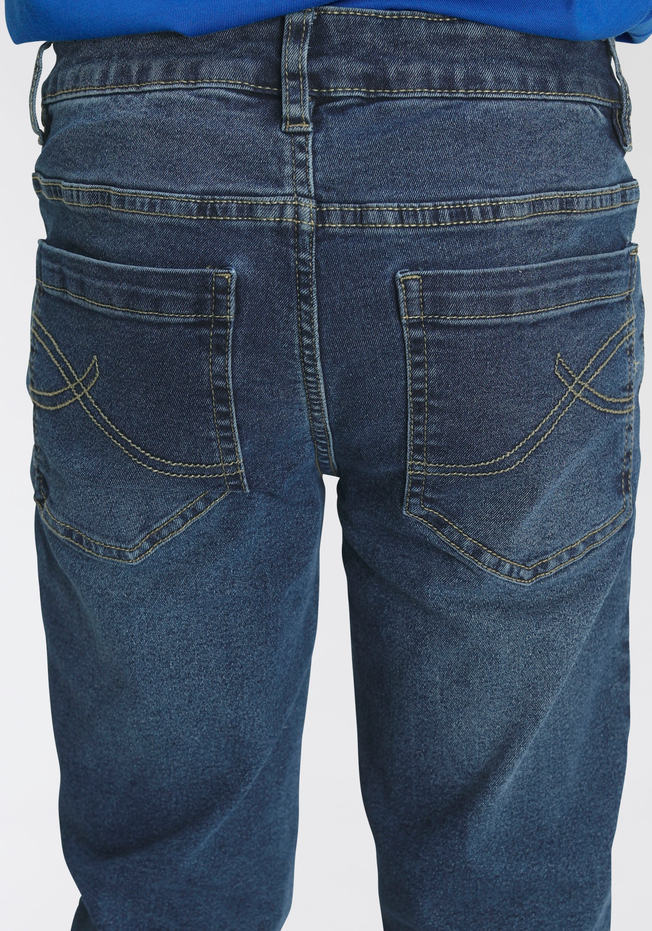 KIDSWORLD Stretch-Jeans »für Jungen«, mit schmalem Bein