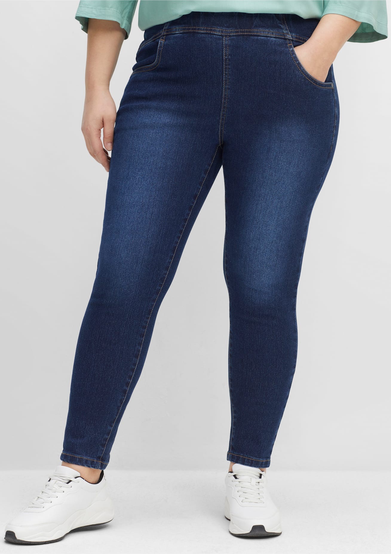 Sheego Jeansjeggings, (1 tlg.)