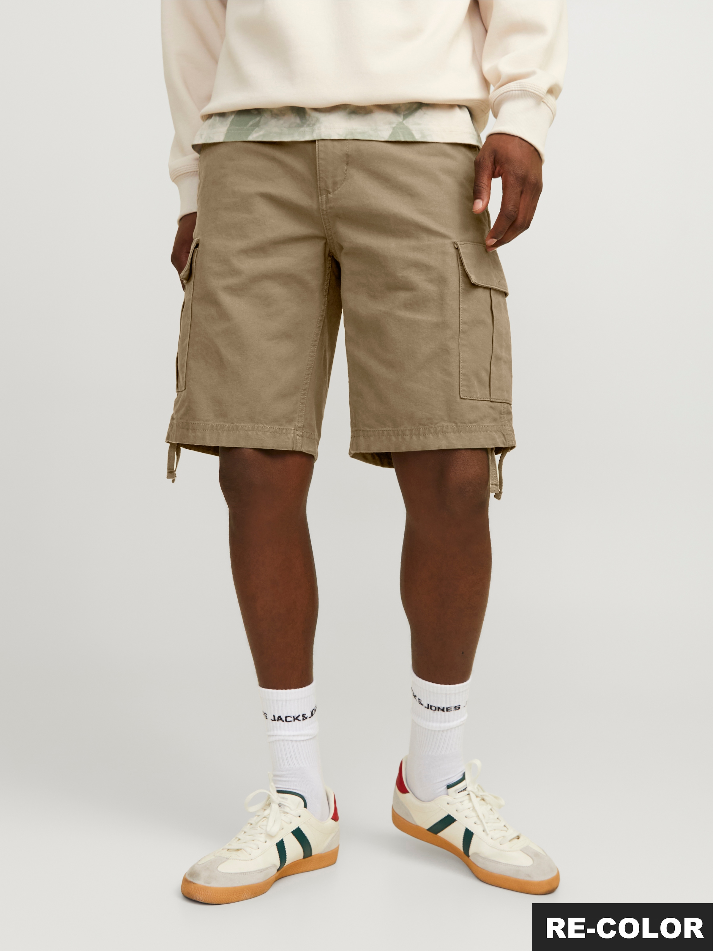 Jack & Jones Cargoshorts »JPSTCOLE BARKLEY JJCARGO SHORTS SN« mit Cargo Taschen