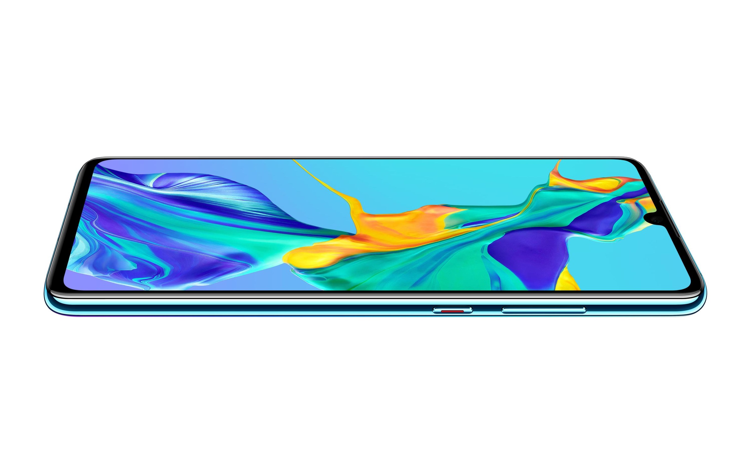 Huawei Smartphone »P30 Breathing Crystal«, Breathing Crystal/dunkelblau