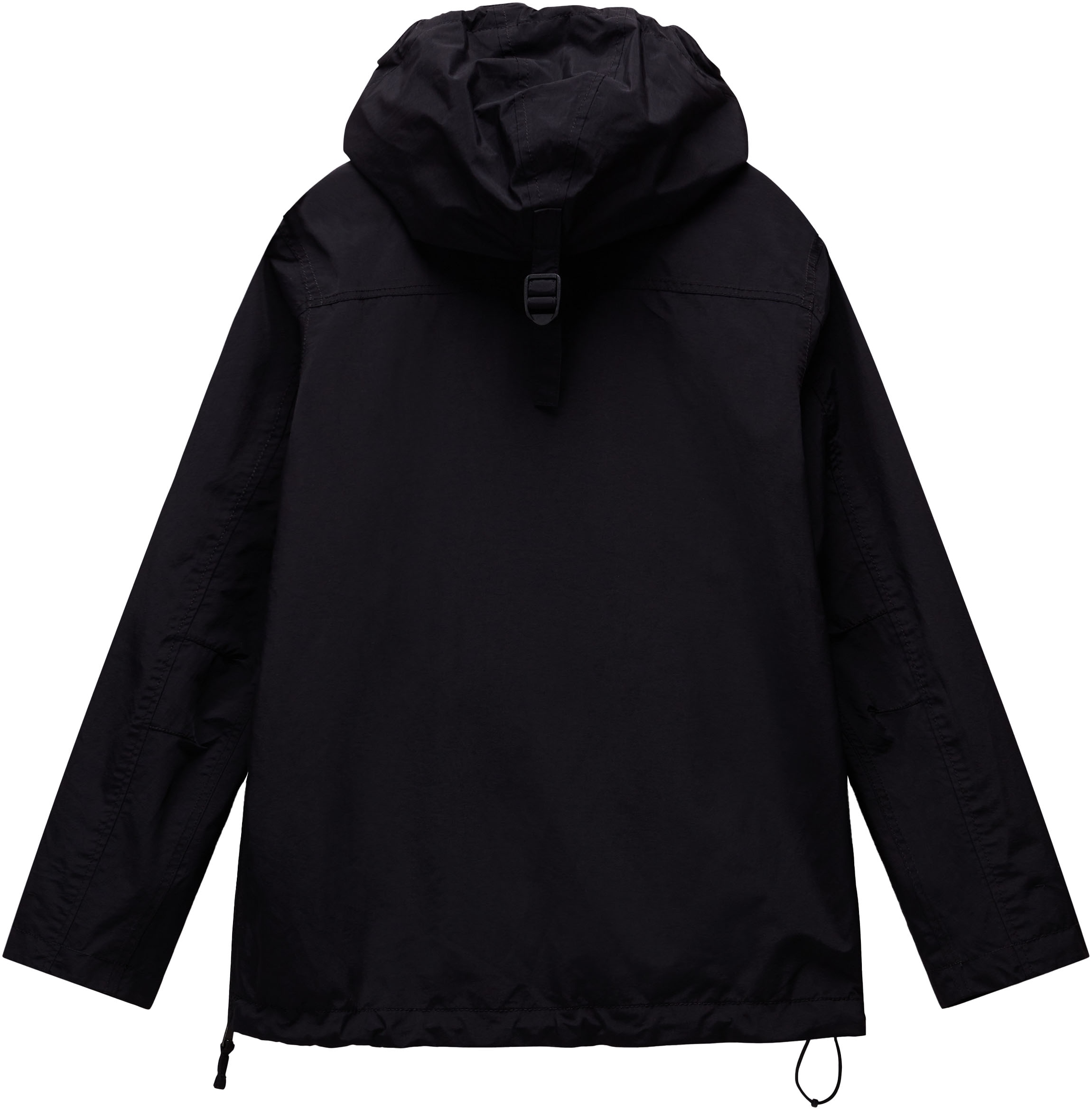 Napapijri Funktionsjacke »RAINFOREST S W PKT 3 041 BLACK«, mit Kapuze, Markenlogo auf dem Ärmel; Reissverschluss im Saum; Schnalle an Kapuze