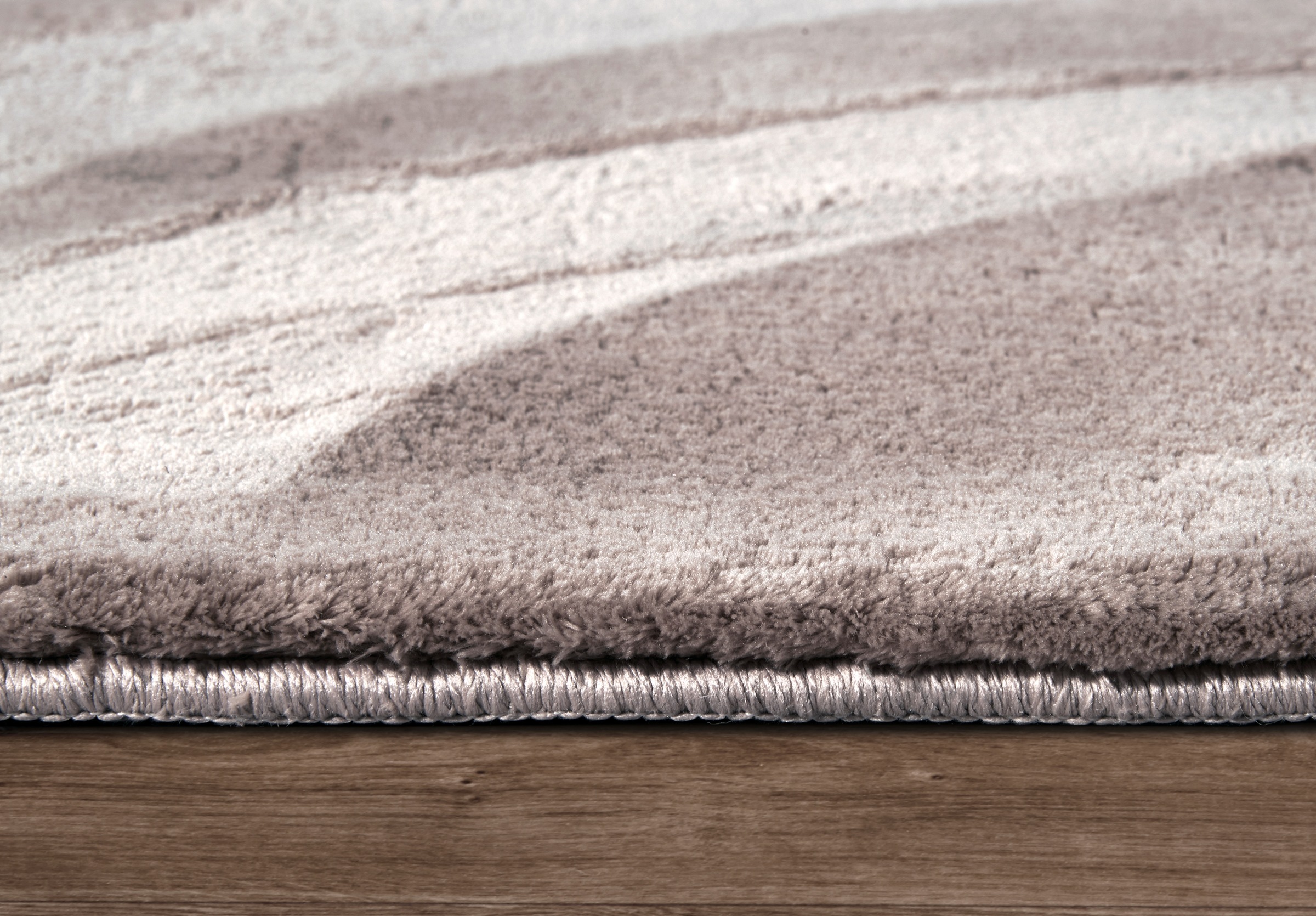 Villeroy & Boch Teppich »Leon«, rechteckig, 15 mm Höhe, Langflor, Shaggy, uni, flauschig weich, glänzend, Kaninchenfell Haptik