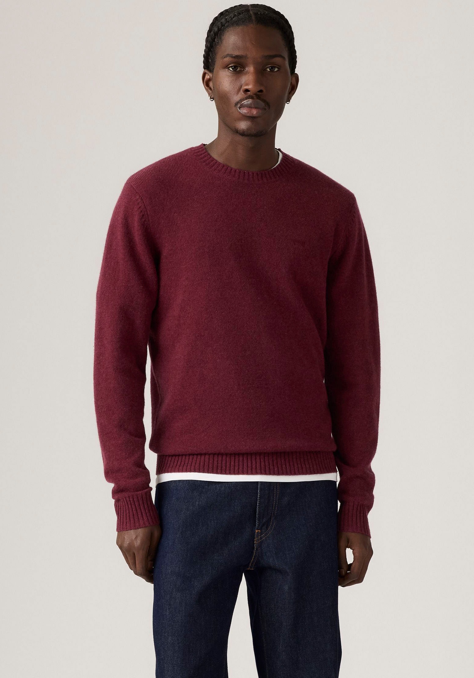 Levi's® Wollpullover »ORIGINAL HM SWEATER« klassische Rundhalsform