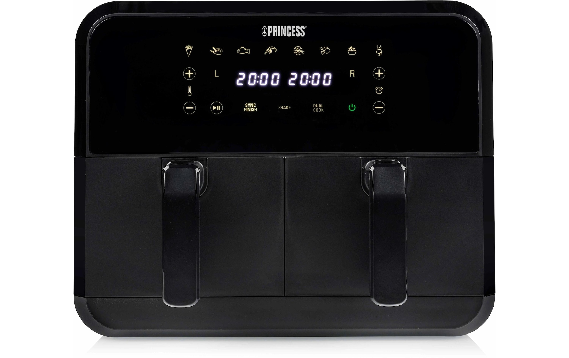 PRINCESS Heissluftfritteuse »182068 Double Basket Airfryer 8 l« 2400 W