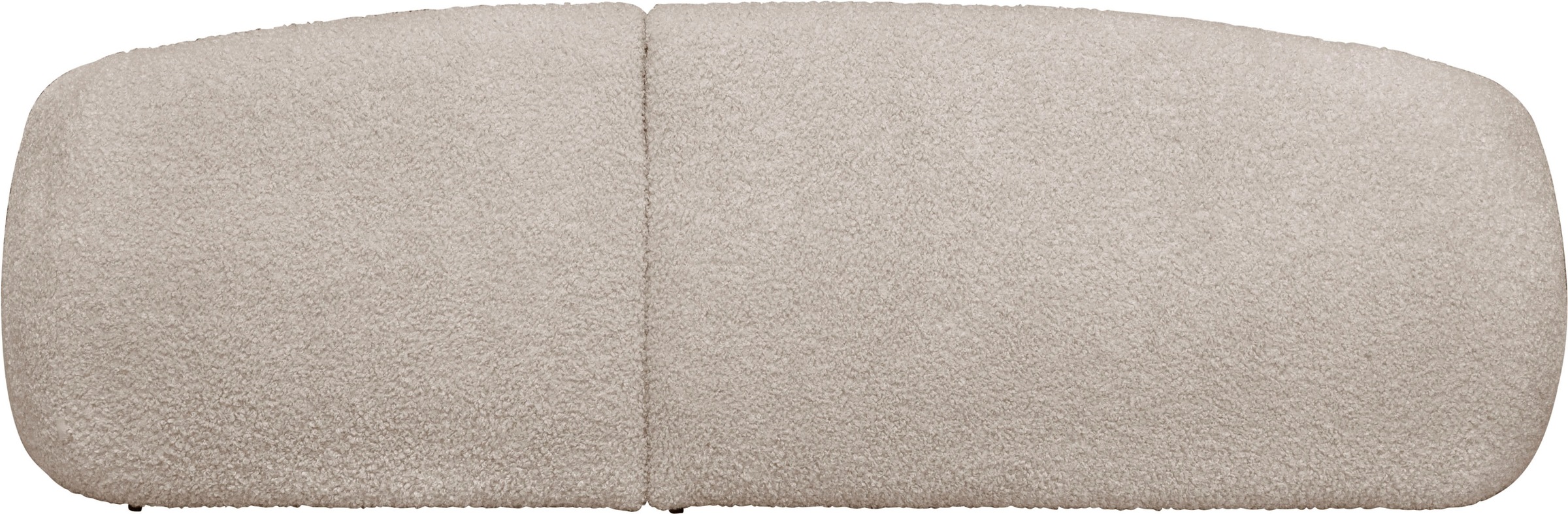 LeGer Home by Lena Gercke Ecksofa »L-Form, Designersofa, organische Form, Masse B/T/H: 255/170/81 cm«, mit Wellenunterfederung, auch in Bouclé, Recamiere rechts/links