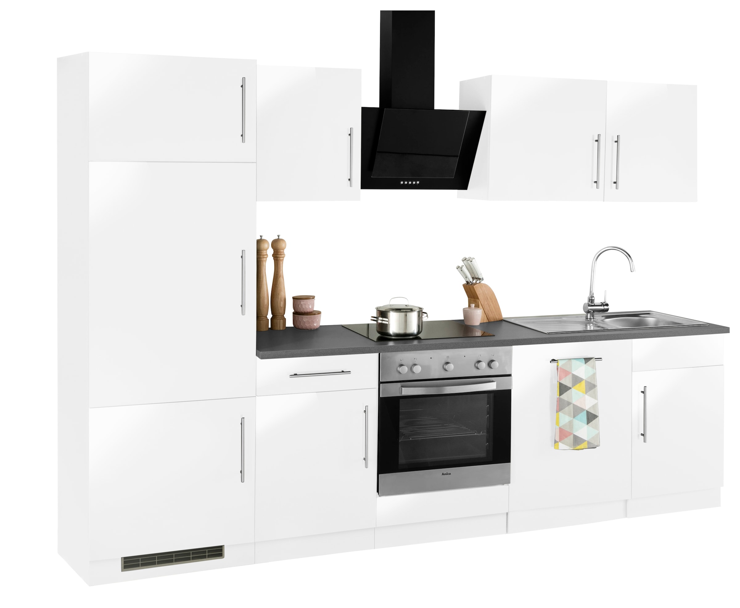 wiho Küchen "Cali" ohne E-Geräte, Breite 280 cm