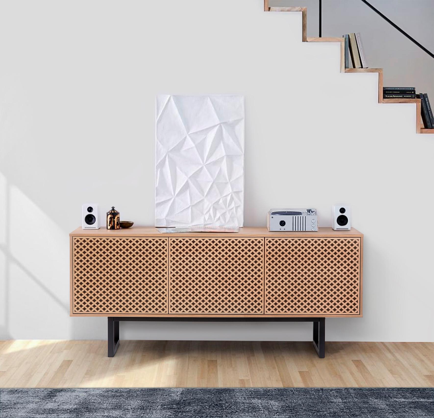 Print, besonderem »Malena«, Sideboard Jelmoli-Versand Funktion online bestellen open cm, Breite mit mit | Push-to Woodman 175