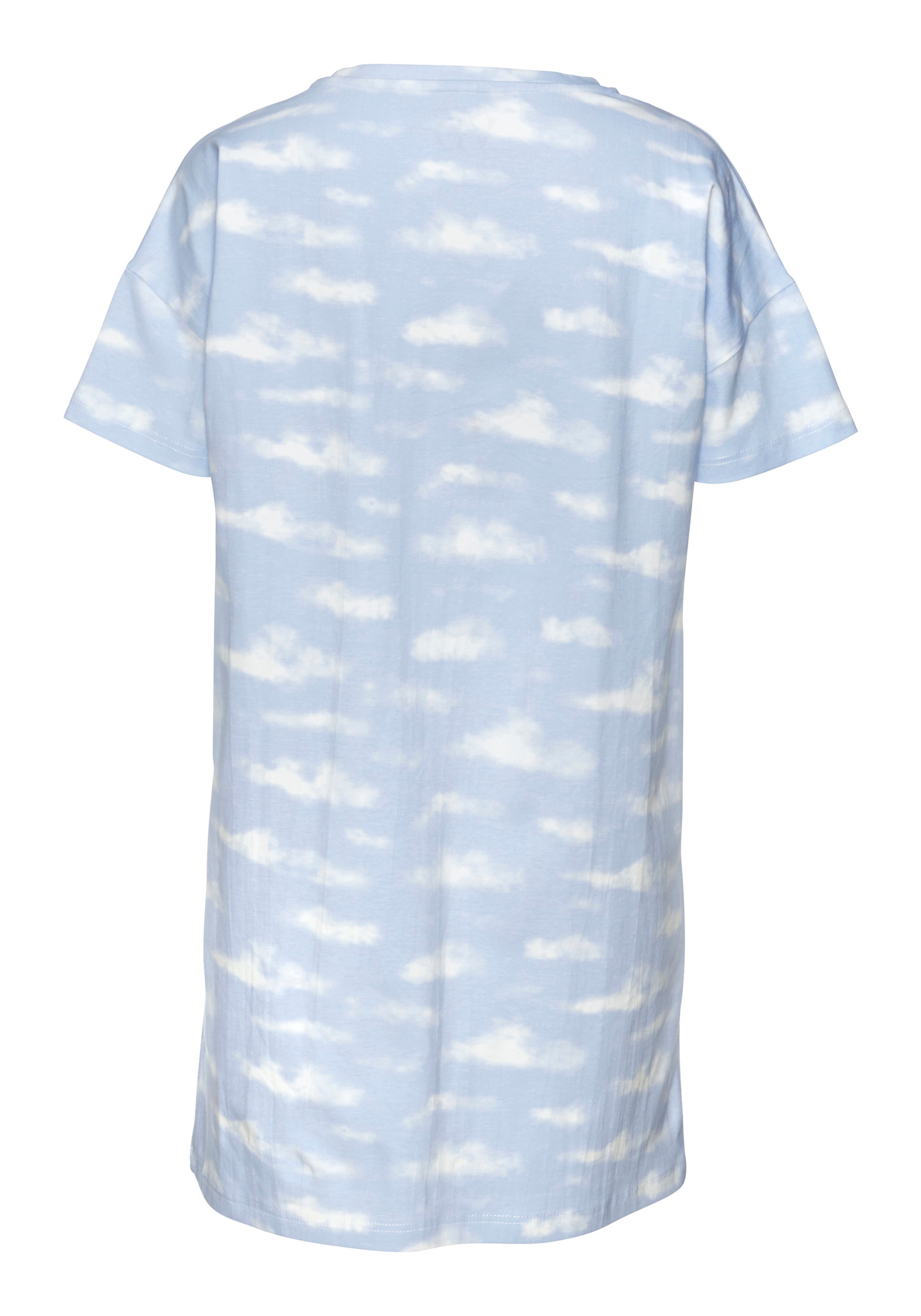 Vivance Dreams Sleepshirt, (2er-Pack), mit Wolkenmotiv