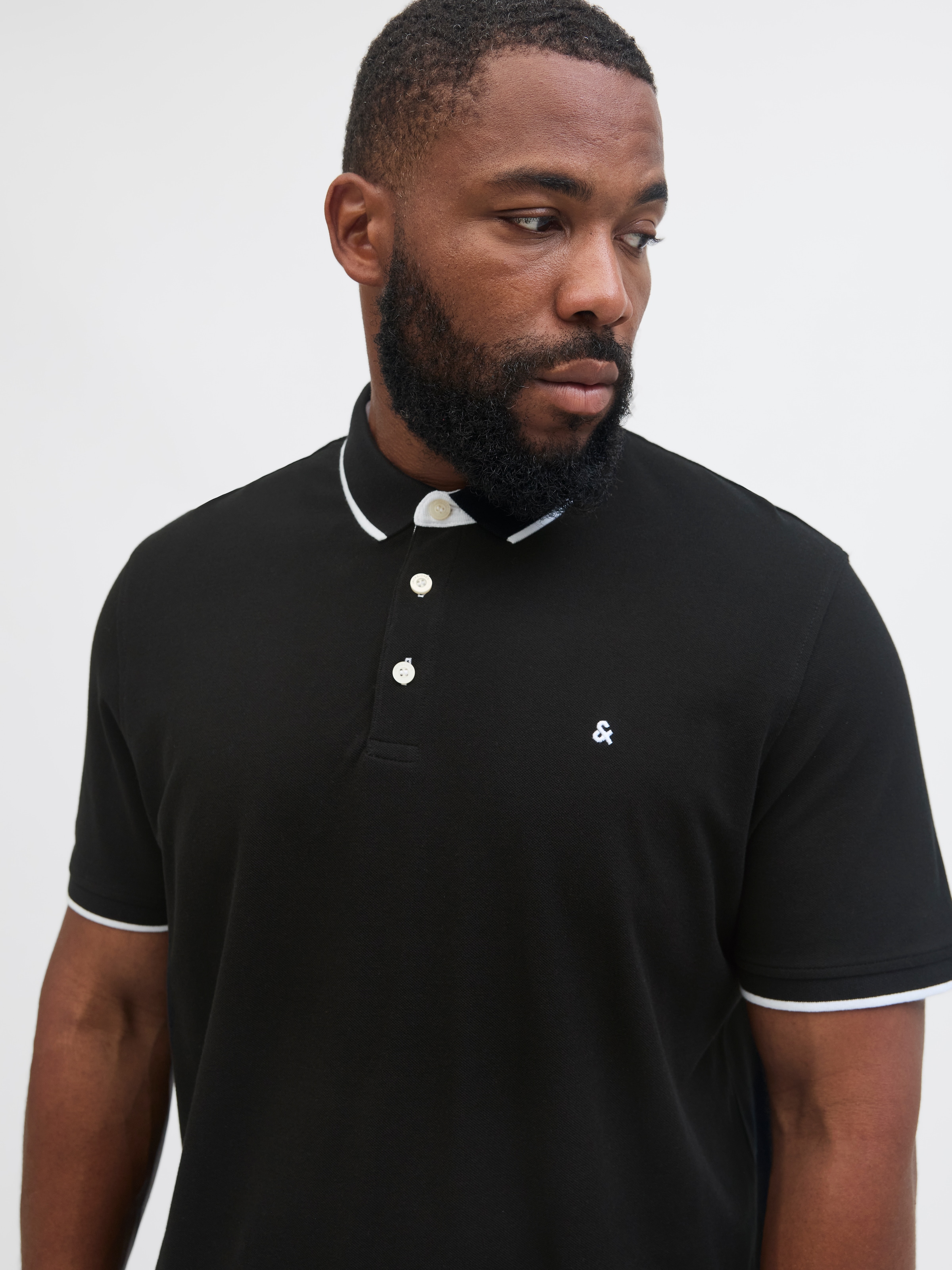 Jack & Jones PlusSize Poloshirt »JJEPAULOS POLO SS NOOS PLS«, mit Logo Stickerei