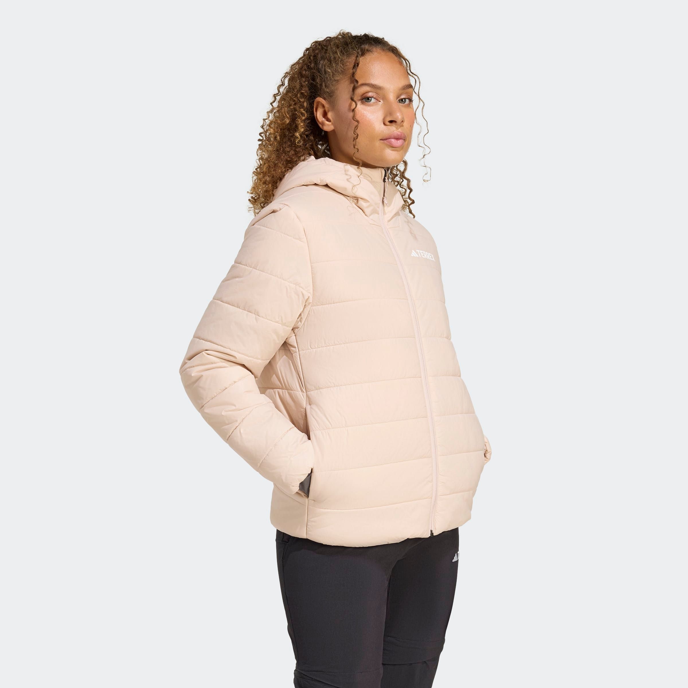 adidas TERREX Outdoorjacke »W MT ESS P HO J«, mit Kapuze, wärmend durch Climawarm Technologie, mit Kapuze
