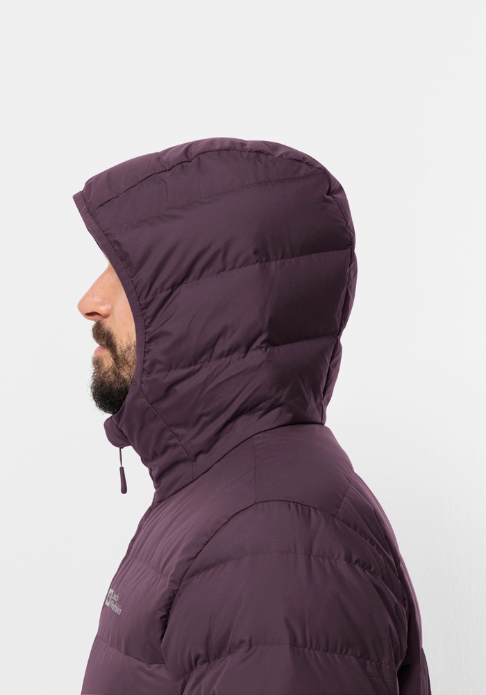Jack Wolfskin Daunenjacke »ATHER DOWN HOODY M RDS«, mit Kapuze