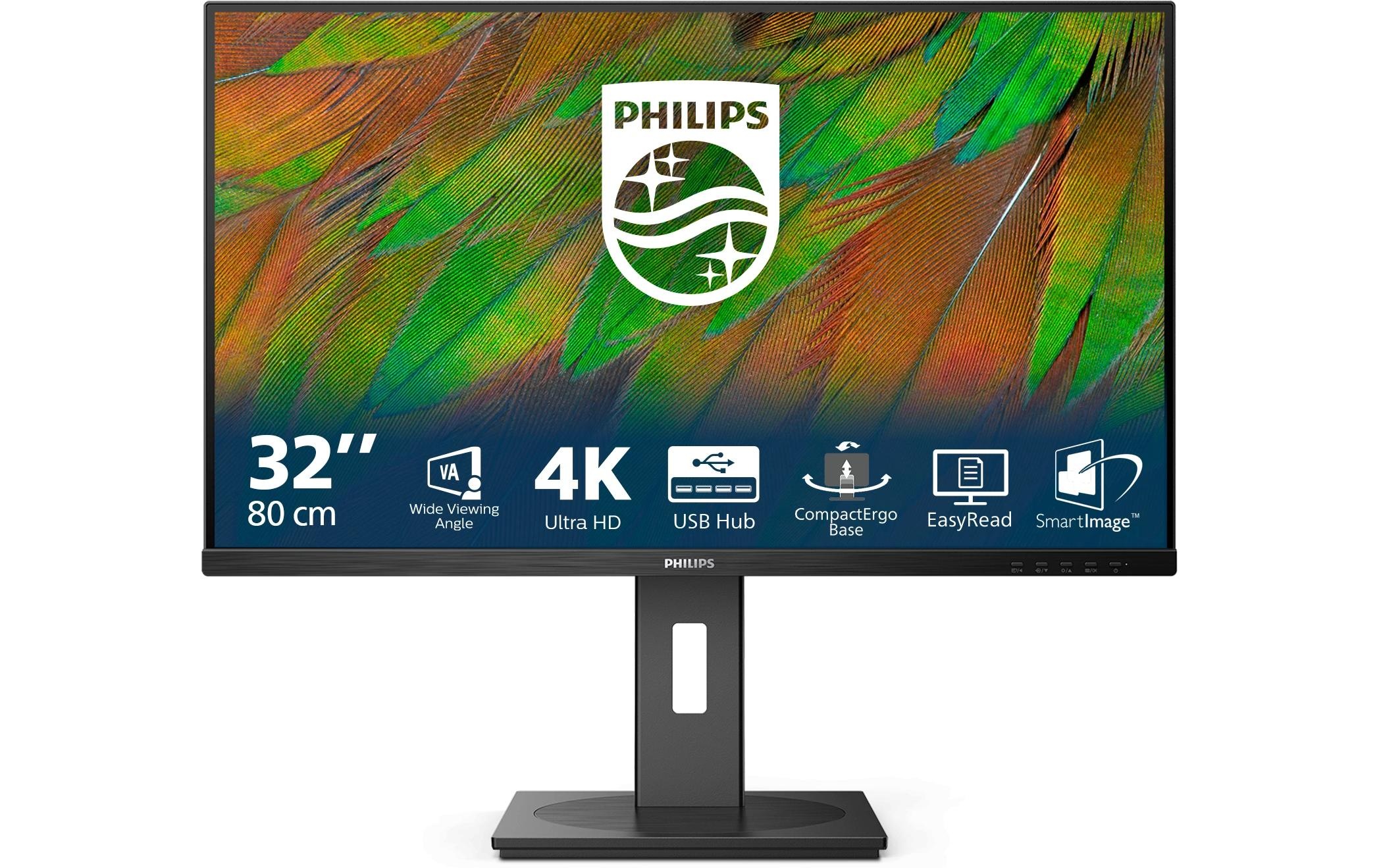 Philips LED-Monitor »32B1N3800/00«, 79,695 cm/31,5 Zoll, 3840 x 2160 px, 4K Ultra HD, 60 Hz
