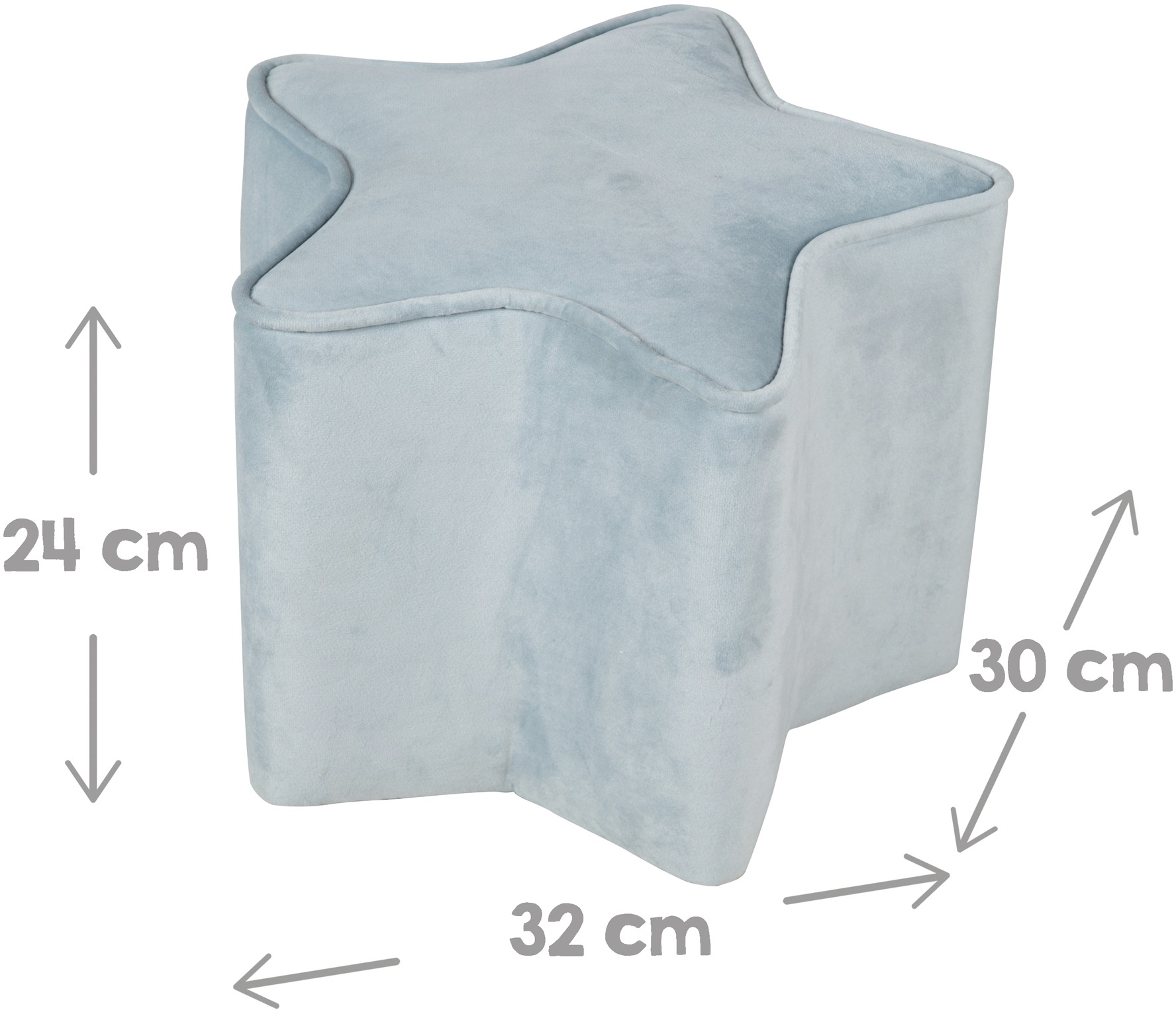 roba® Kindersitzgruppe »Lil Sofa«, (Set, 3 tlg.), bestehend aus Kindersofa, Kinderhocker und Dekokissen in Sternform