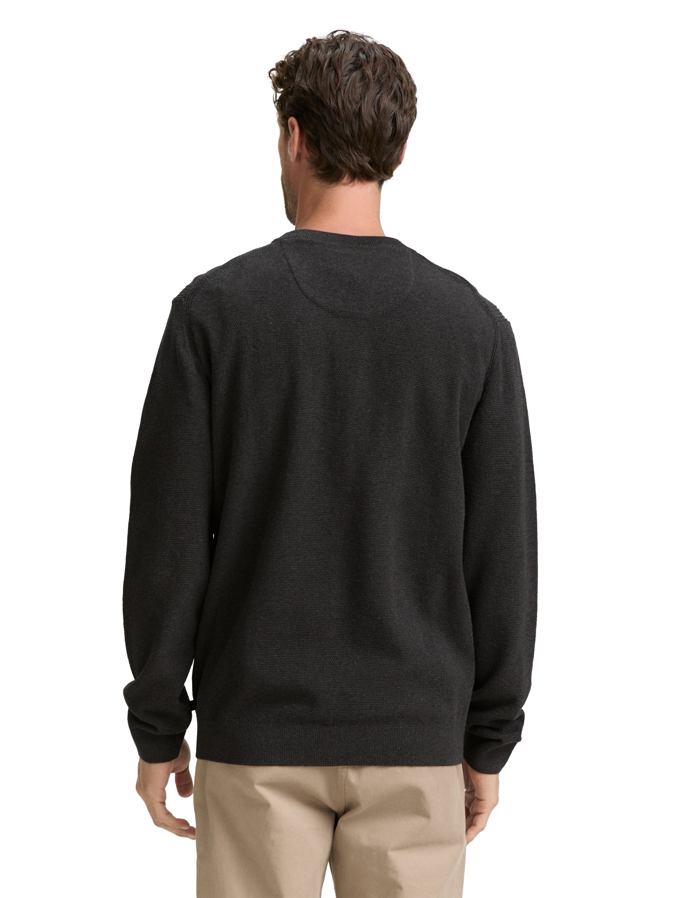 TOM TAILOR Strickpullover, mit Bündchen