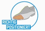 Fussgut Spreizfusspolster »Spreizfuss-Halbsohle mit Stützpelotte«, (2 tlg.), entlastet den Vorfuss, passt in fast alle Schuhe, entlastet Ballen