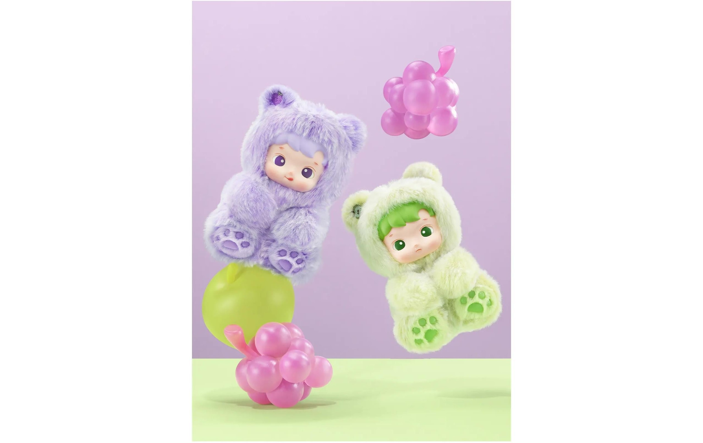 nicht definiert Plüschfigur »Pop Mart Plüsch-Anhänger Hacipupu Gummy Bear Blind Box«