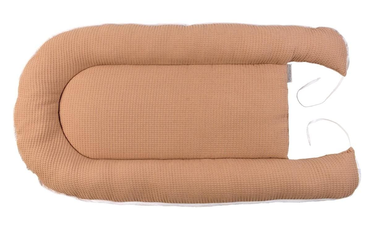 Bettnestchen »Ullenboom Waffelpiqué Sand Savanne 55 x 95 cm«