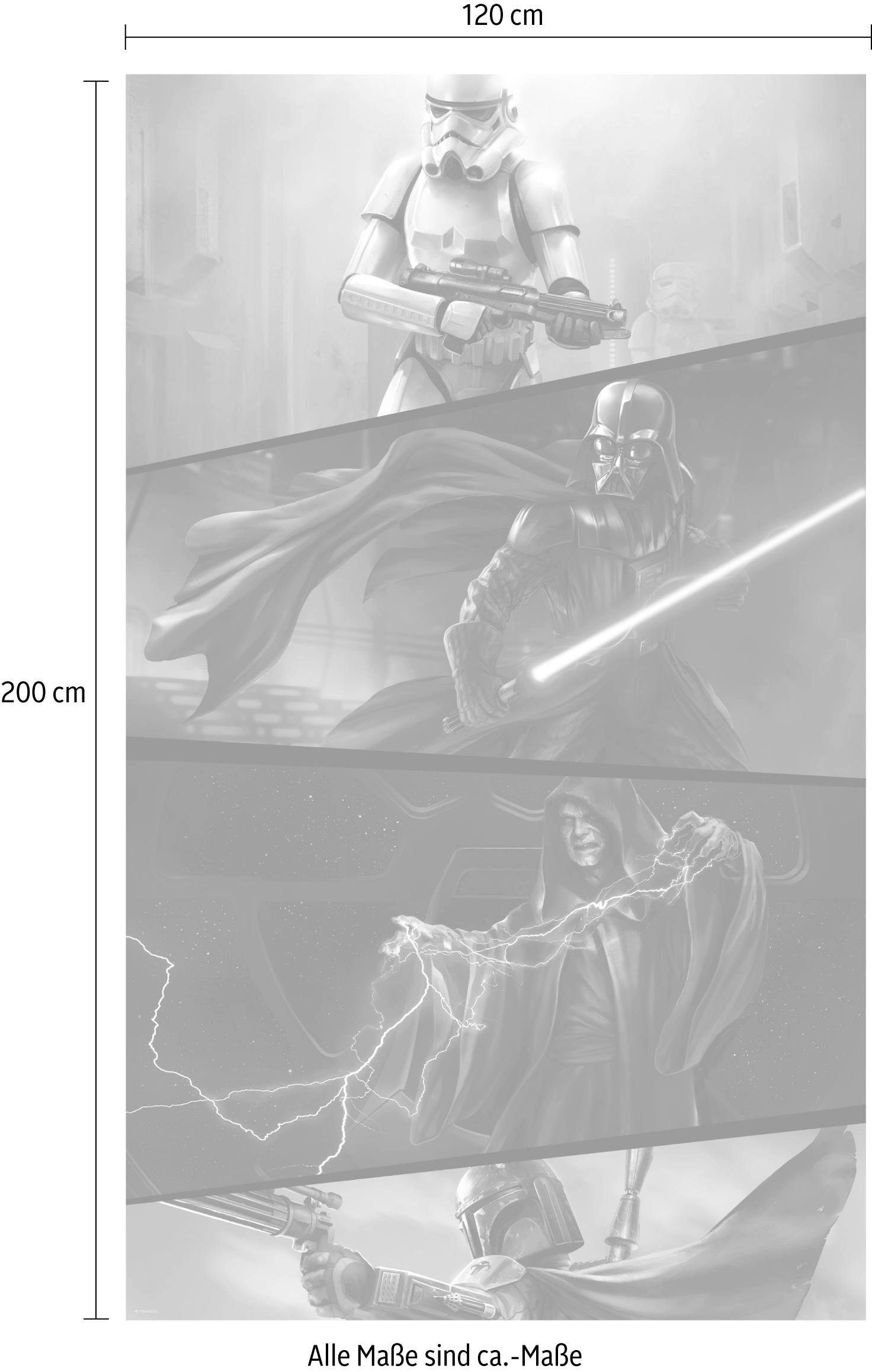 Komar Vliestapete »Digitaldruck Vlies - Star Wars Moments Imperials - Grösse 120 x 200 cm«, bedruckt, Kinderzimmer