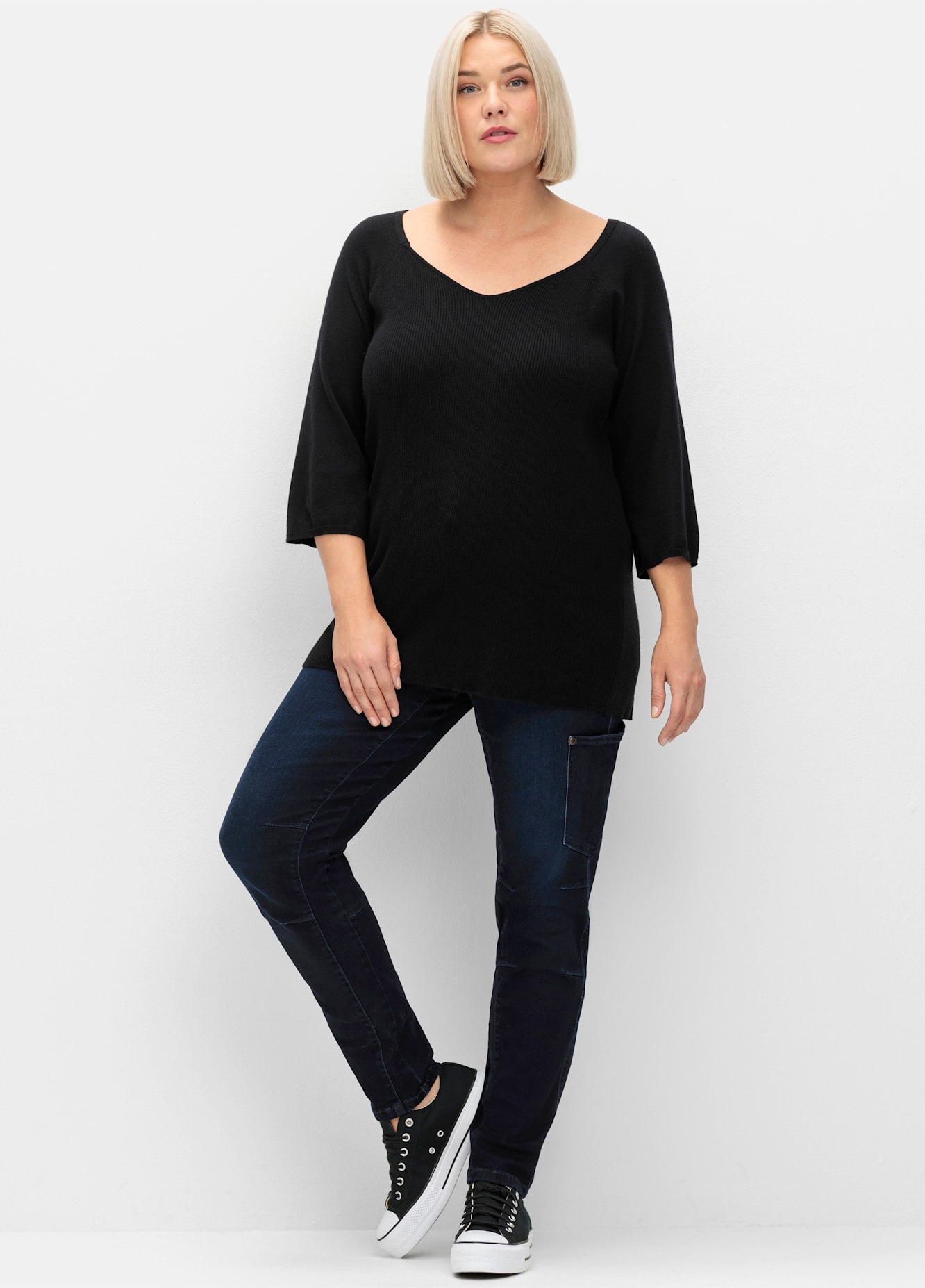 Sheego Stretch-Jeans, (1 tlg.)