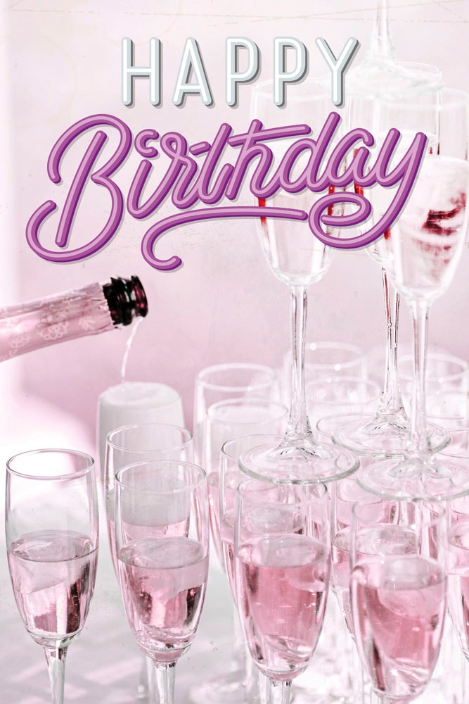 ❤ queence Metallbild »Champagne Birthday«, Sprüche, Shop St.) ordern Jelmoli-Online im (1