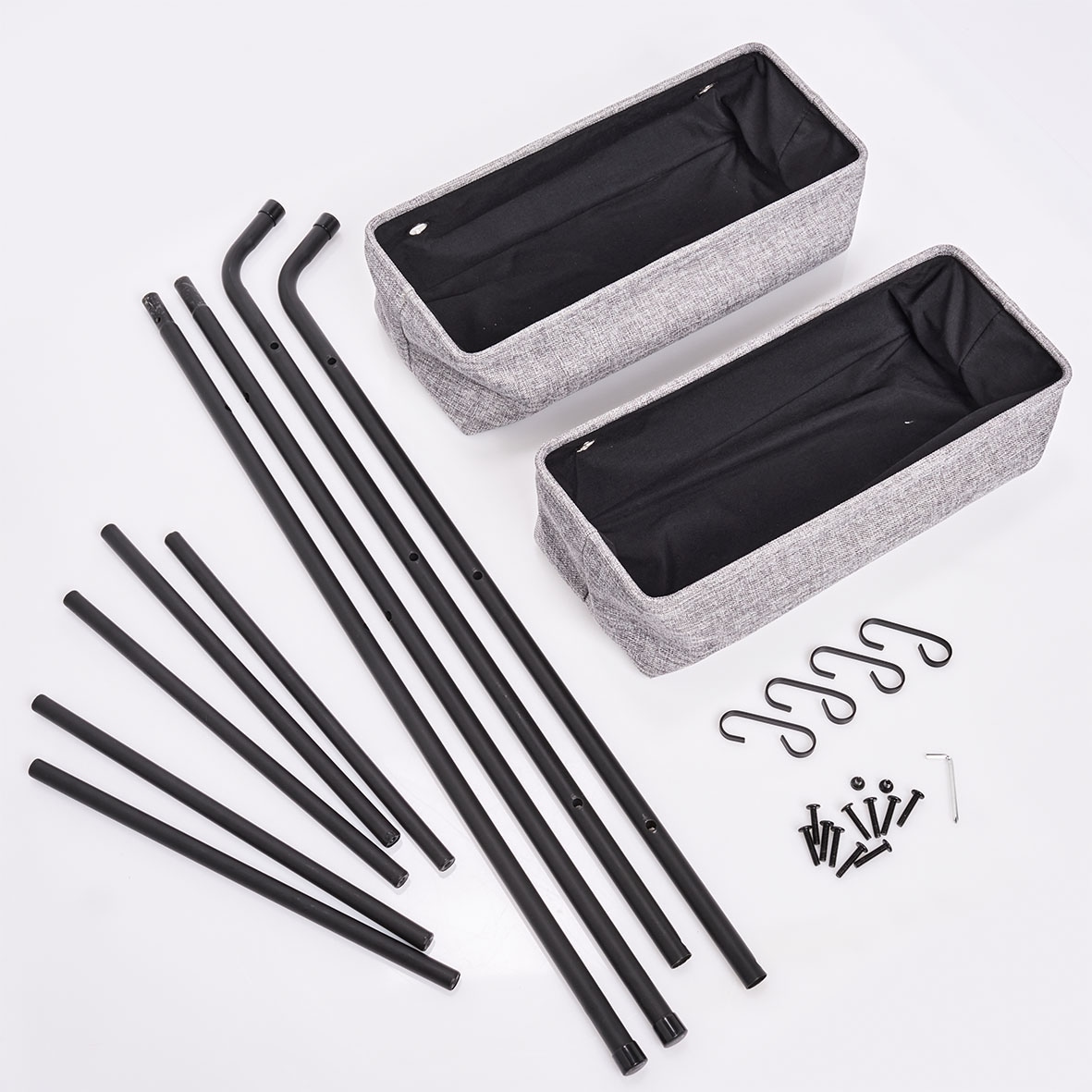 ❤ Zeller Present Dekoablage »Leiter-Regal m. 2 Körben, Metall,  schwarz/grau«, (1 St.) bestellen im Jelmoli-Online Shop