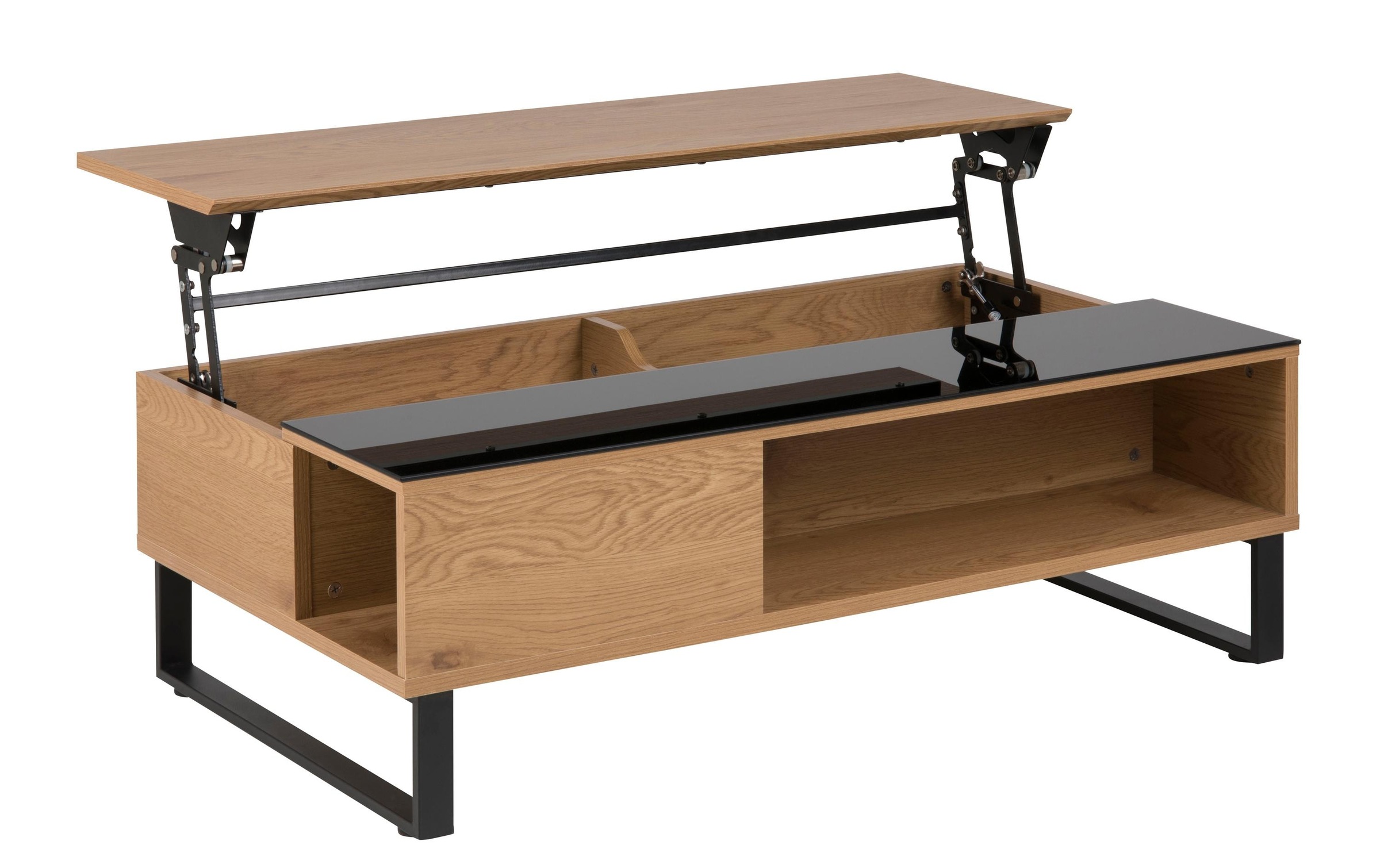 AC Design Beistelltisch »Azalea Nature/Schwarz«