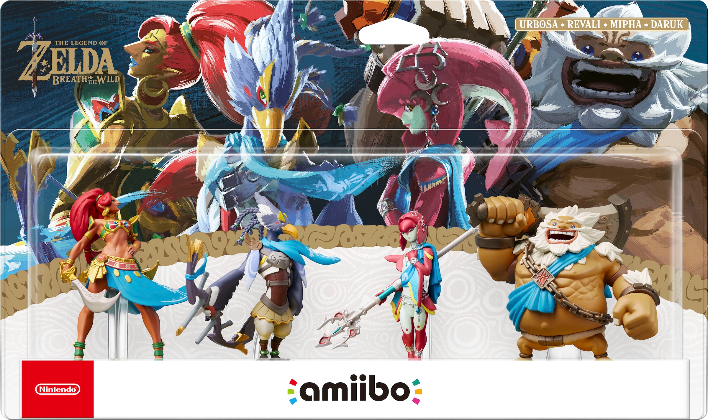 Spielfigur »amiibo The Legend of Zelda: Breath of the Wild Recken Set«, (Set, 4 tlg.)