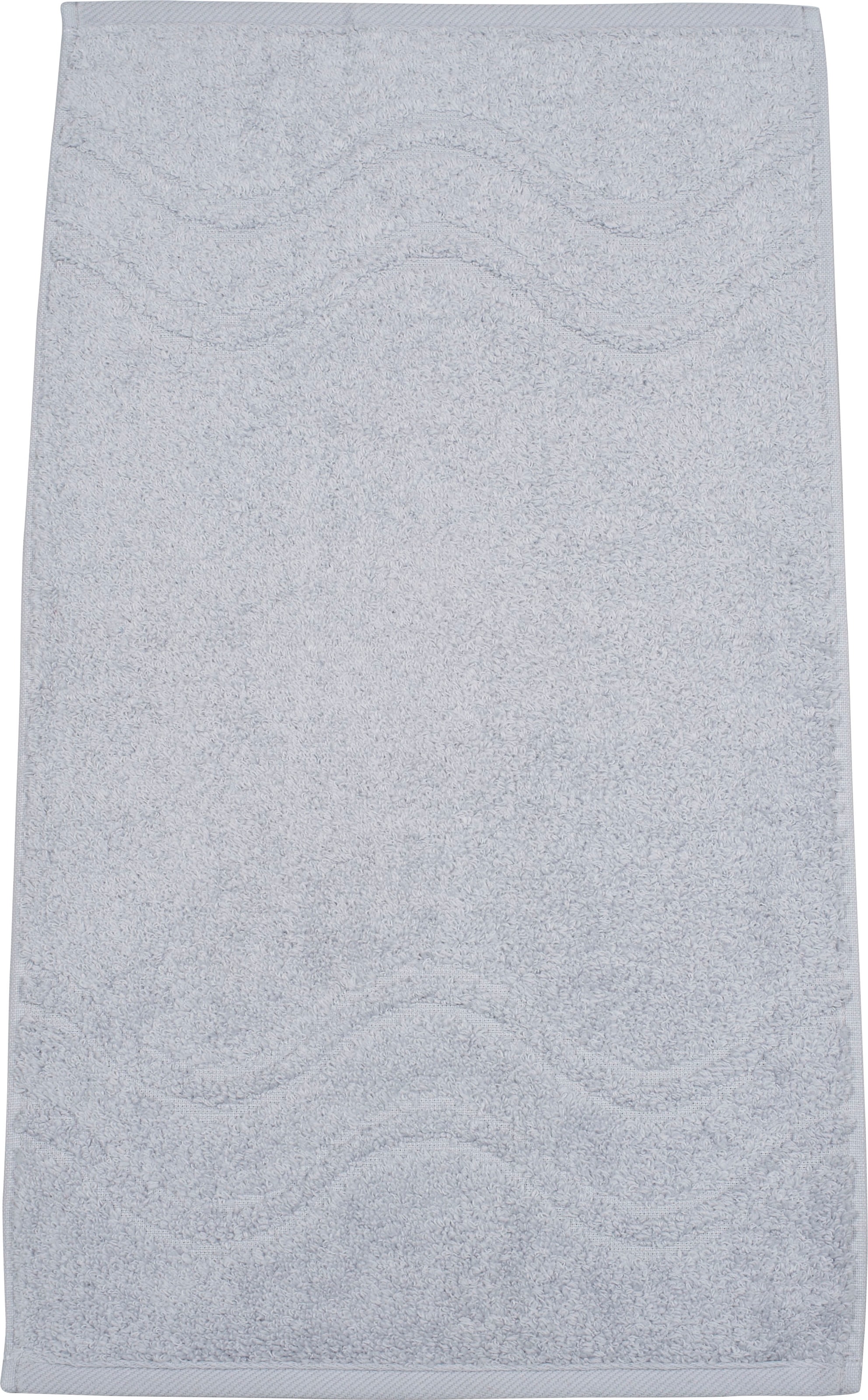ROSS Gästehandtuch »Cashmere feeling«, (Packung, 6 St.), 100% Baumwolle, mit Wellen-Bordüre, grosse Farbauswahl