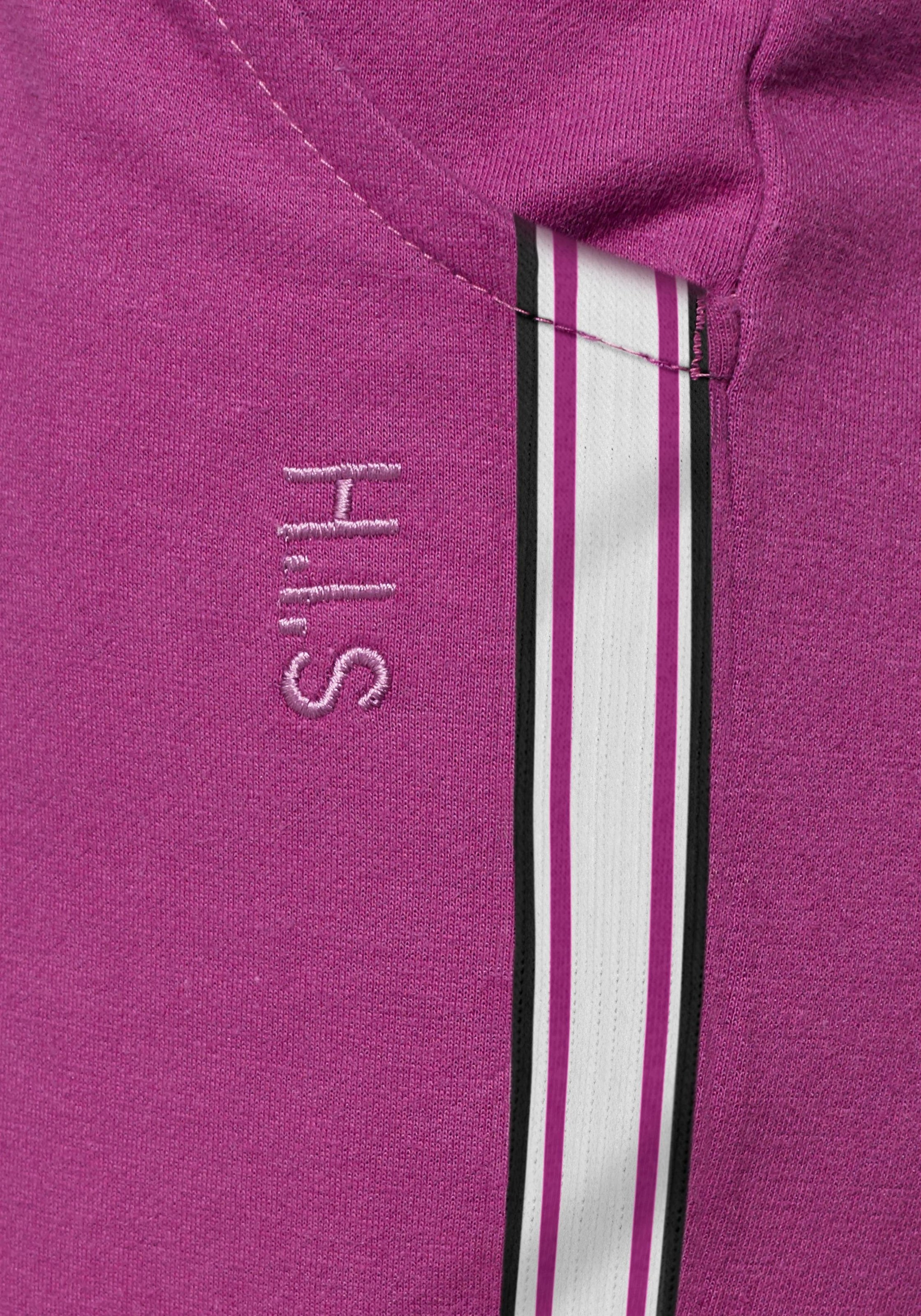H.I.S Homewearhose »-Loungehose«, mit seitlichen Streifen und Eingrifftaschen, Loungeanzug
