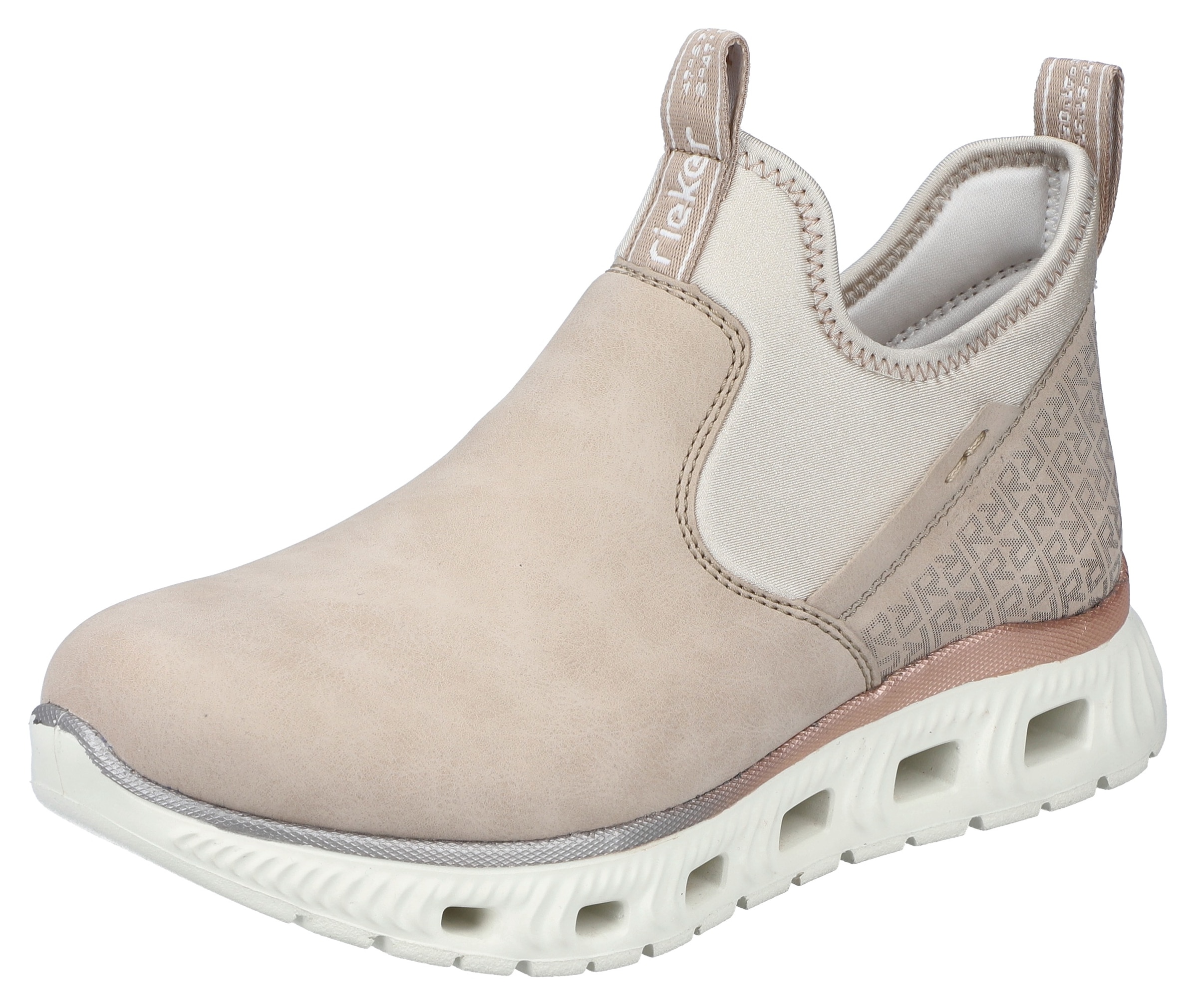 RIEKER Sport Schlupfboots, High-Top-Sneaker, Schlupfboots mit elastischem Schaft