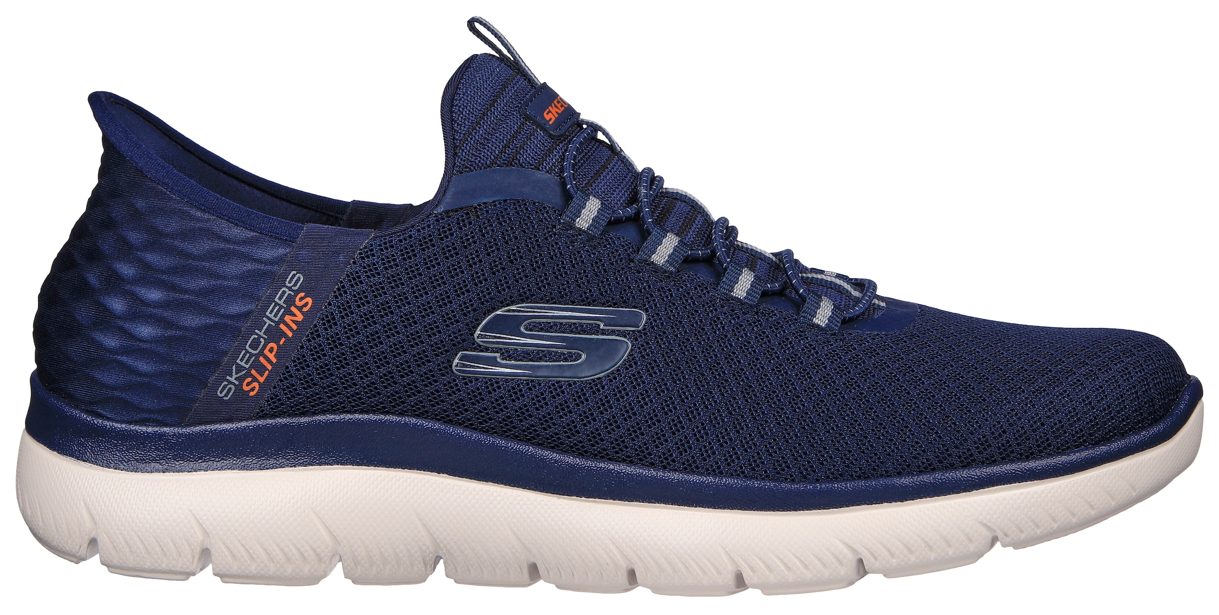 Skechers Slip-On Sneaker »SUMMITS-HIGH RANGE«, Freizeitschuh mit Slip Ins-Fersenpart für einen leichten Einstieg