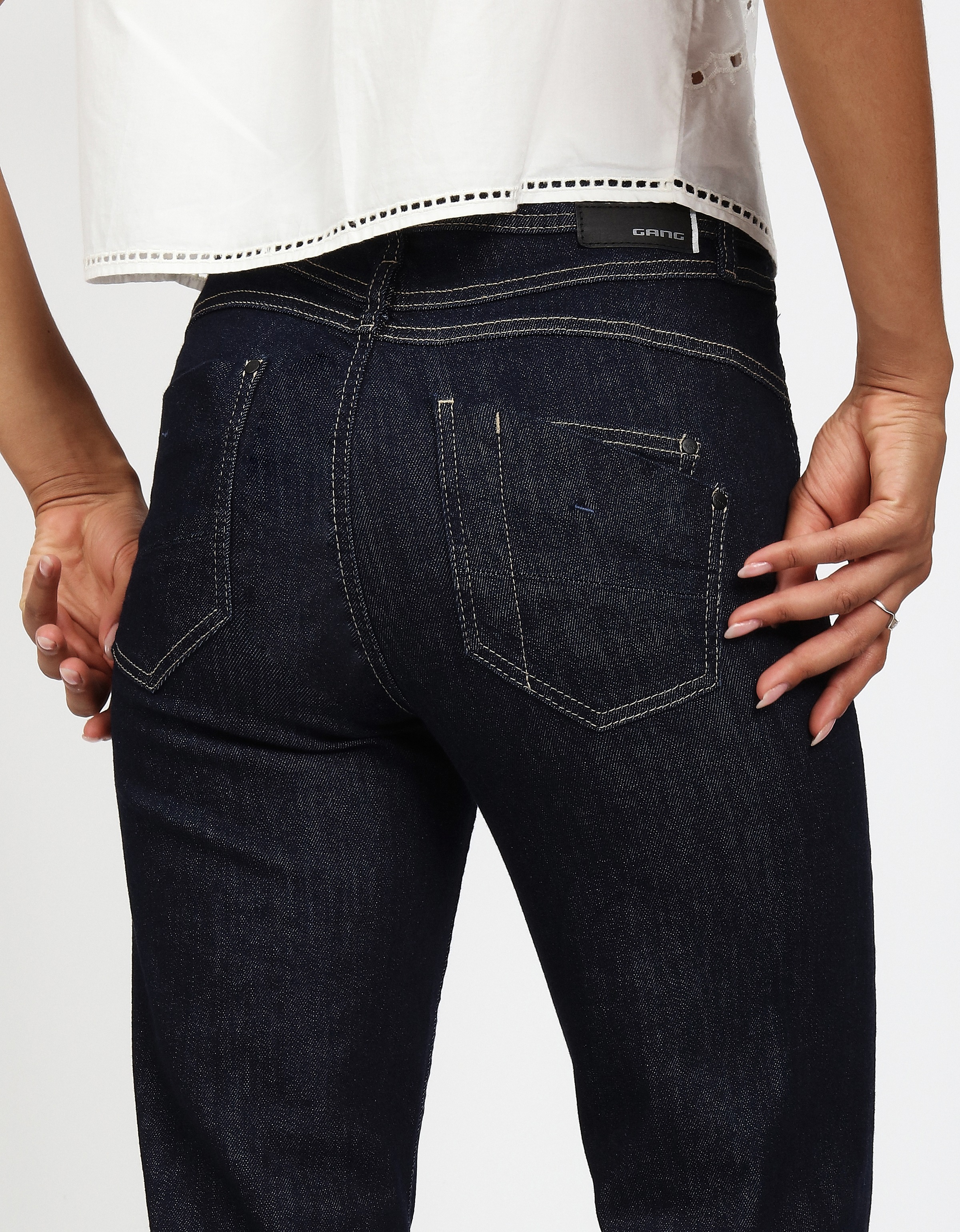 GANG 5-Pocket-Jeans »94AMELIE WIDE LONG«, Long = 4 cm länger