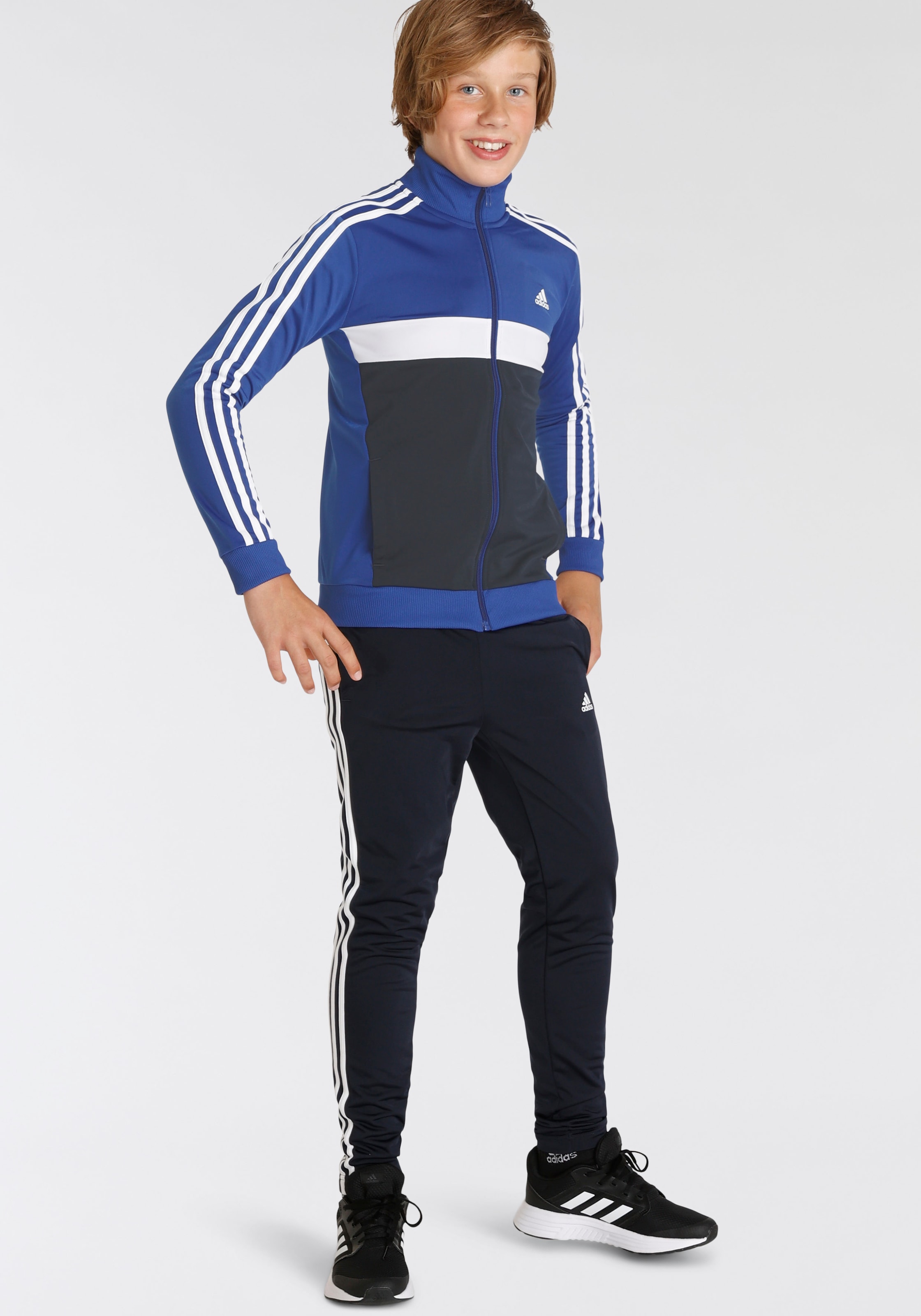 ❤ adidas Sportswear Trainingsanzug »ESSENTIALS 3-STREIFEN TIBERIO«, (2  tlg.) entdecken im Jelmoli-Online Shop