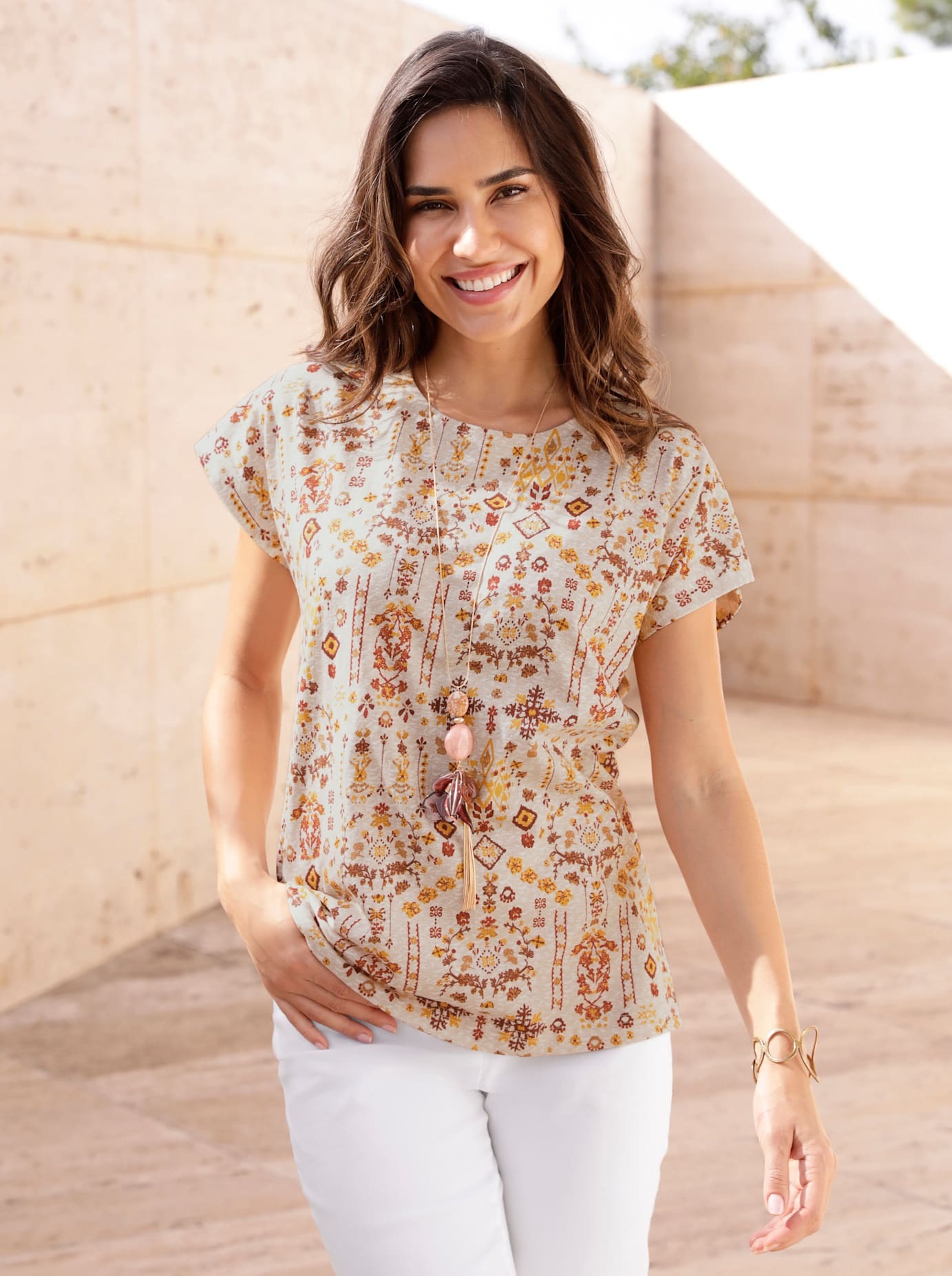 Classic Basics Rundhalsshirt »Rundhals-Shirt« 1 Stk.