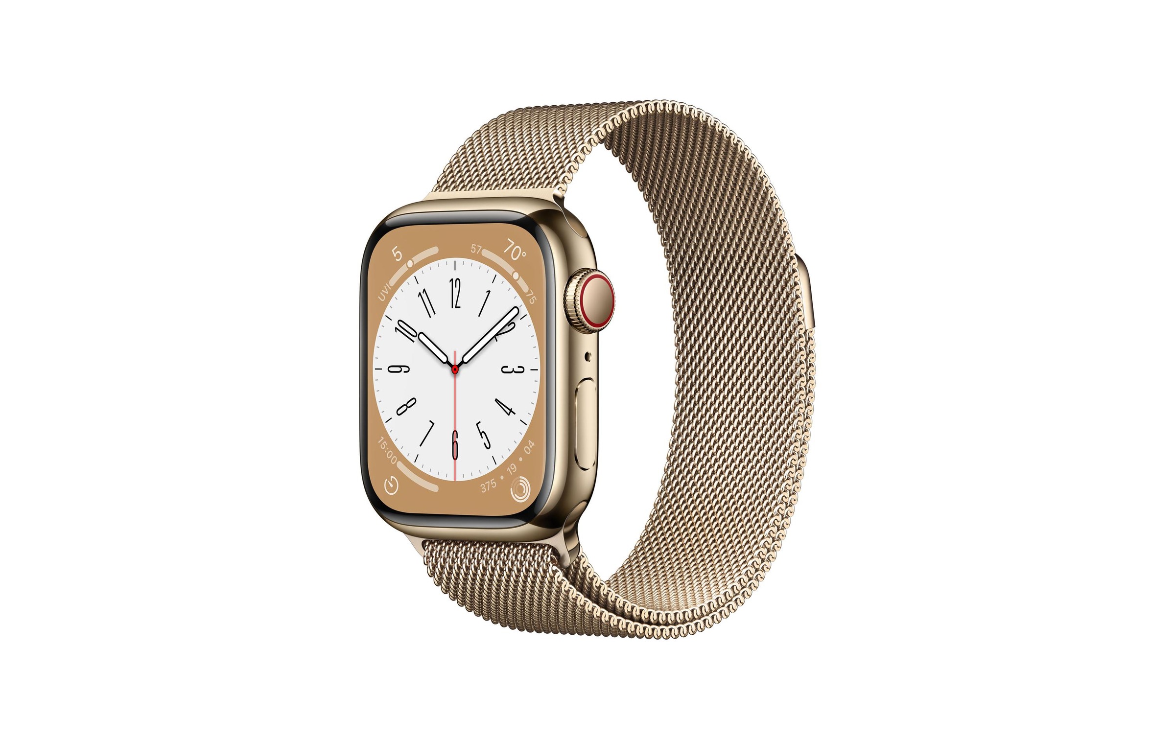 Apple Smartwatch »Series 8, Edelstahlgehäuse«, (Watch OS)