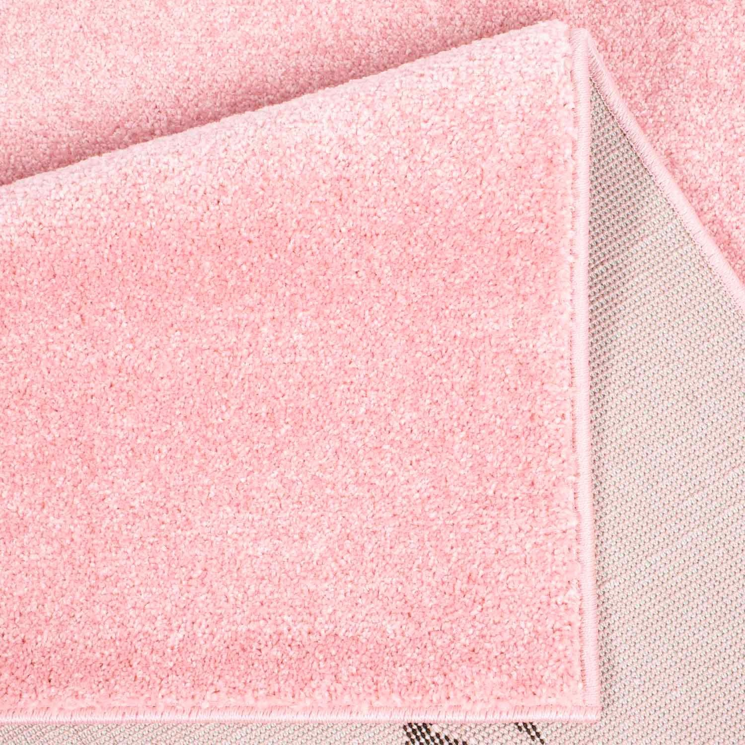 Carpet City Kinderteppich »Bubble Kids 1331«, rechteckig, 11 mm Höhe, Spielteppich, Katze, Krone, Weicher Flor, Pflegeleicht, Kinderzimmer