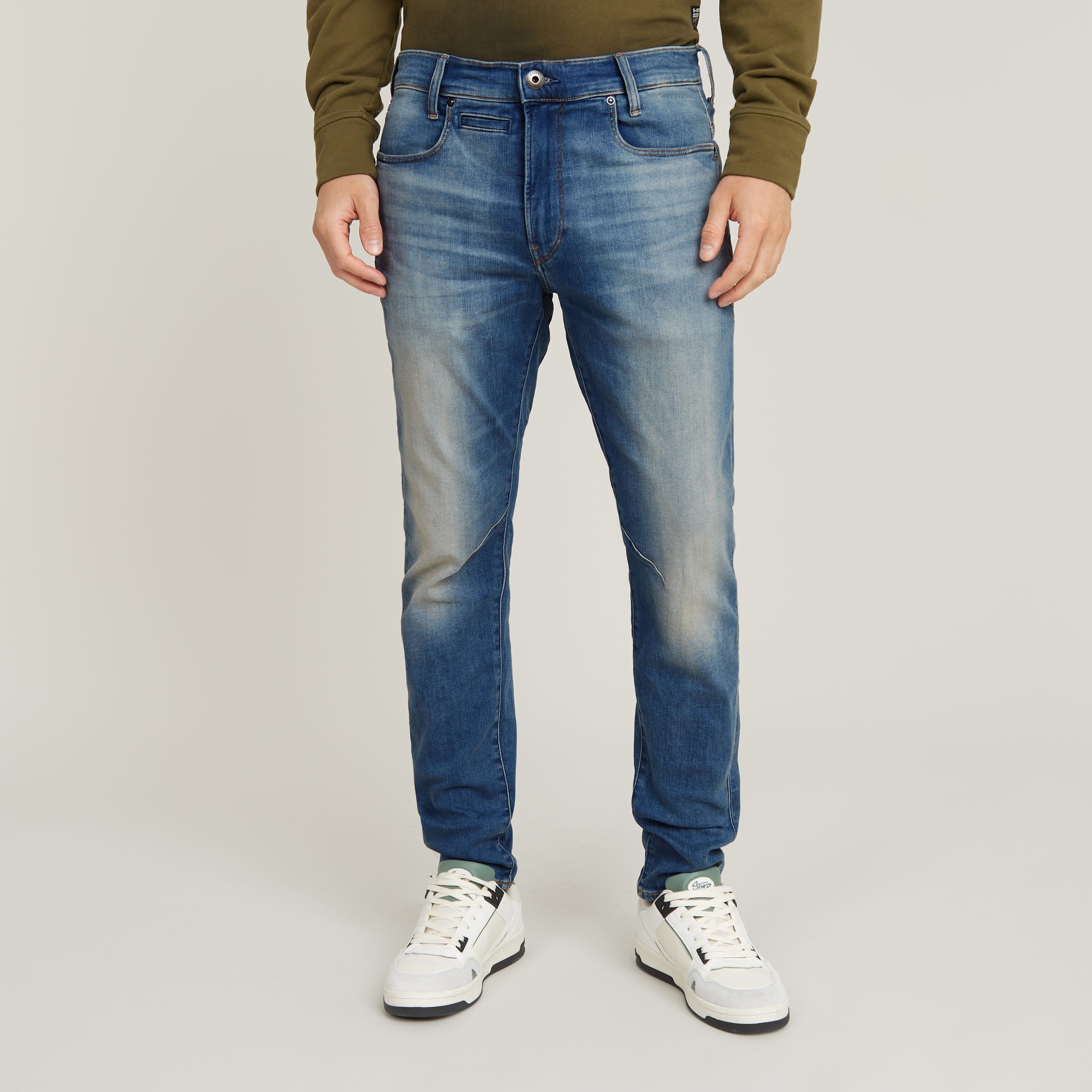 G-STAR 5-Pocket-Jeans »D-Staq 3D Slim«, mit Chinodetails