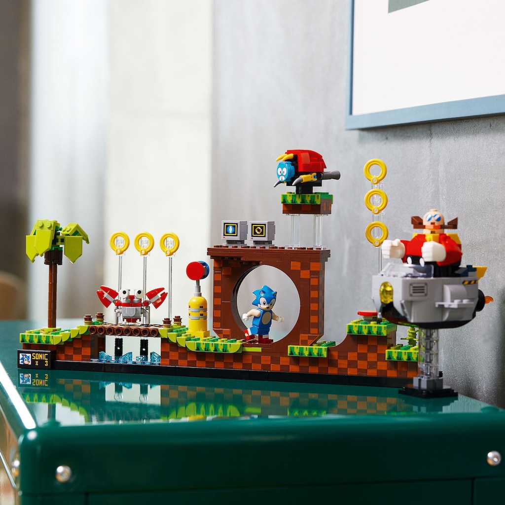 LEGO® Konstruktionsspielsteine »Sonic the Hedgehog™ – Green Hill Zone (21331), LEGO® Ideas«, (1125 St.)