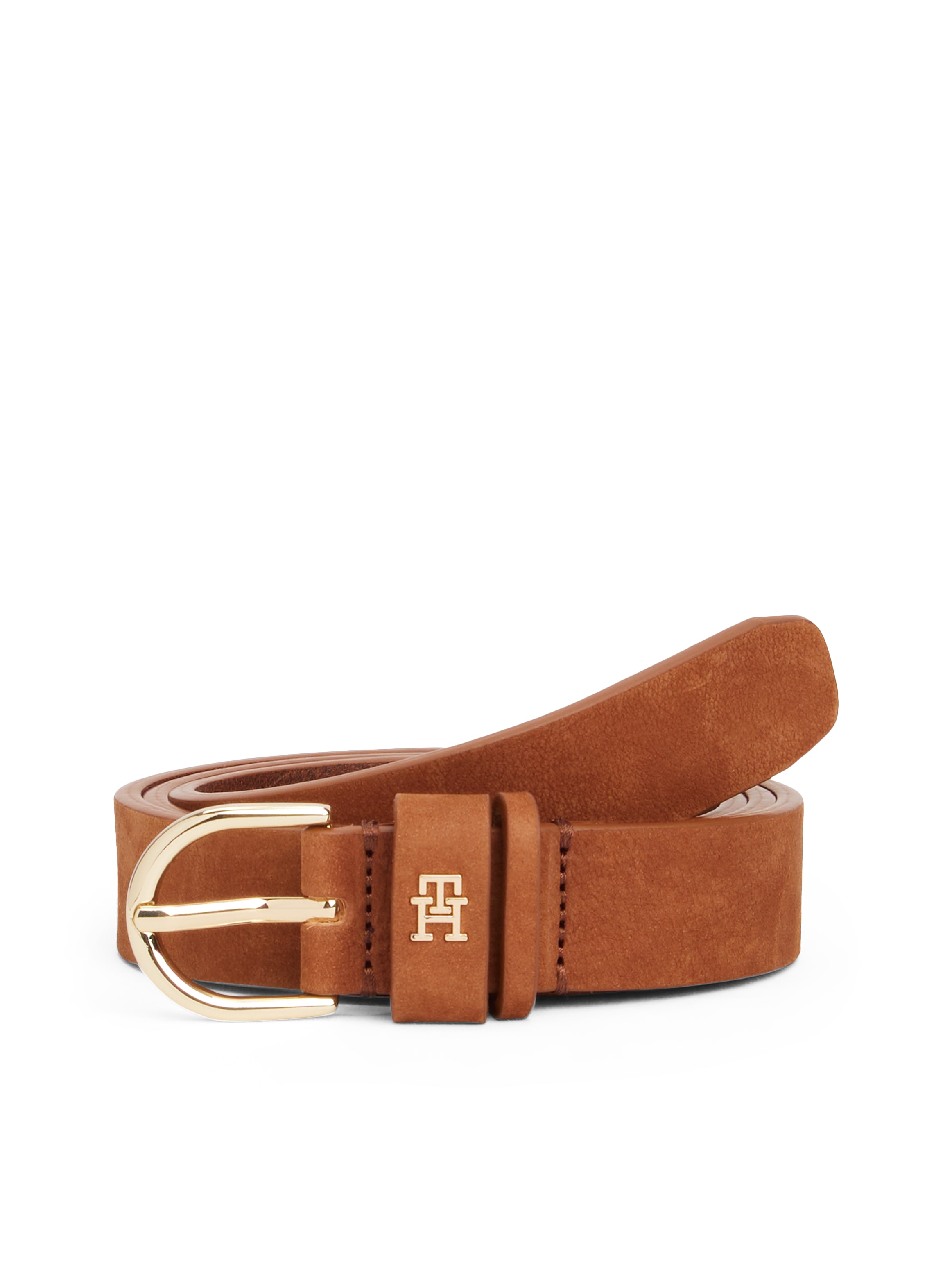 Tommy Hilfiger Ledergürtel "ESSENTIAL EFFORTLESS NUBUCK" 3,5 cm, samtartig, leicht angeraut