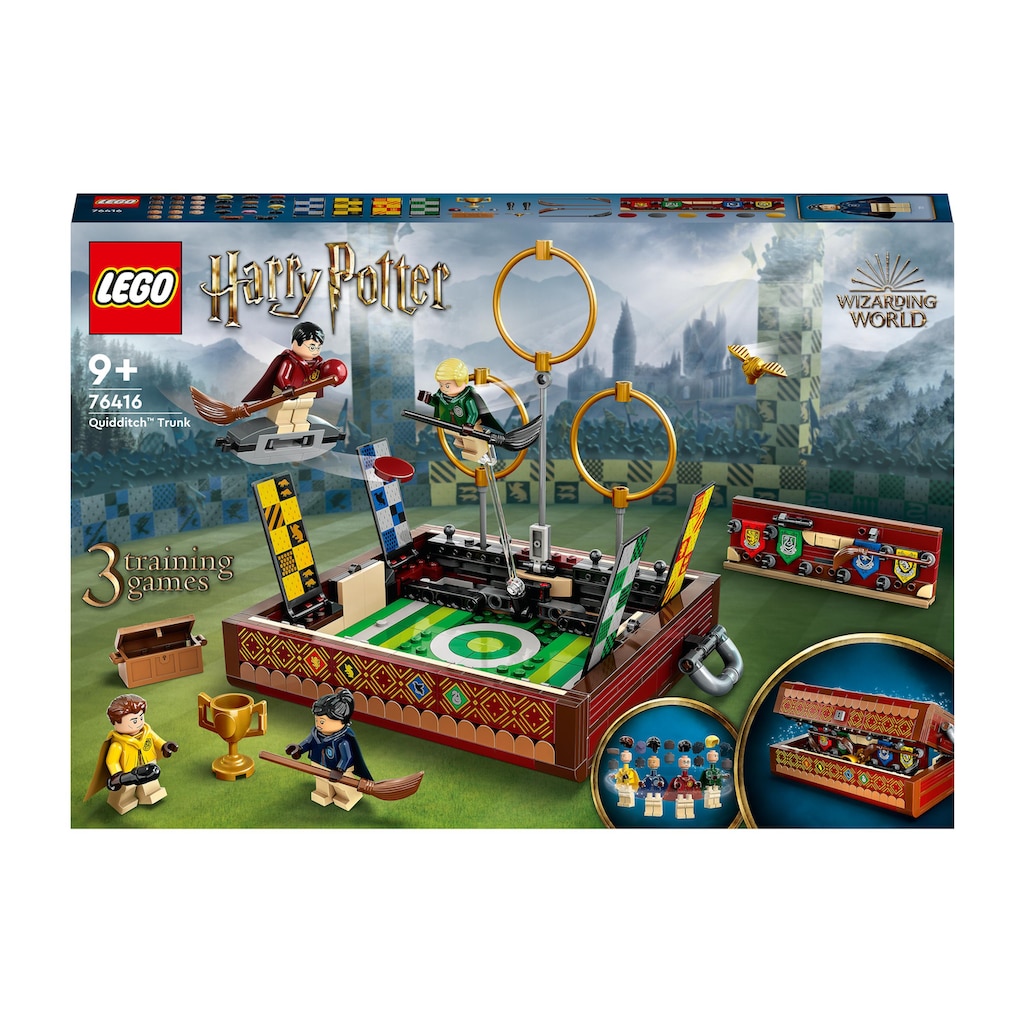 LEGO® Spielbausteine »Harry Potter Quidditch Koffer«, (599 St.)
