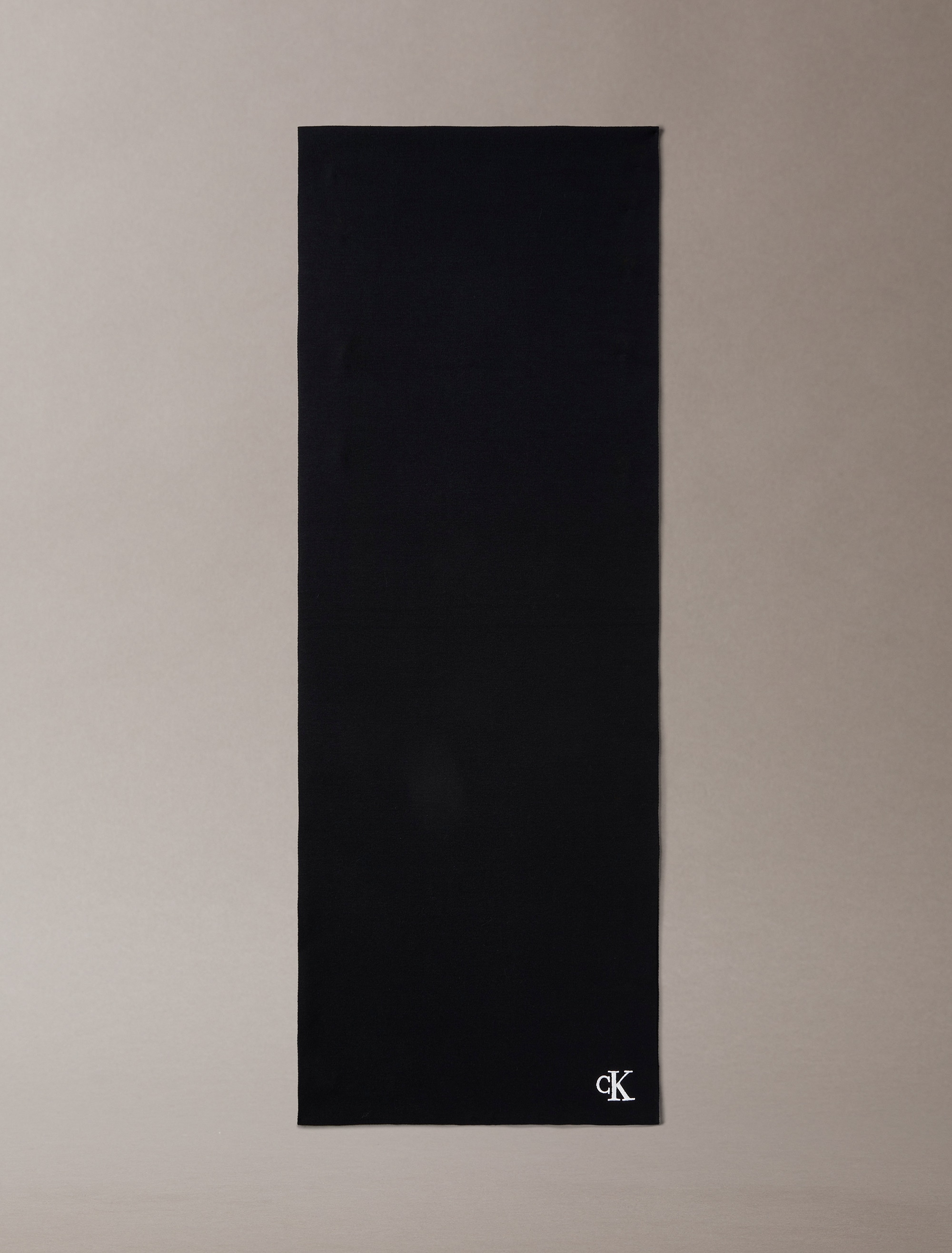 Calvin Klein Modetuch »CK FINE RIB SCARF«, mit klassischem unifarbenen Design