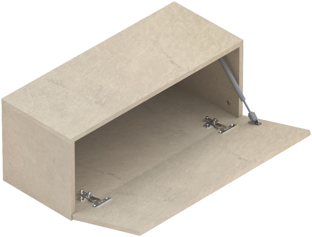 INOSIGN Hängevitrine »Infinity Breite 69 cm, Höhe 29 cm, Hängeschrank mit 1 Klappe,«, Wandschrank waagerecht zu hängen, verschiedene Farben