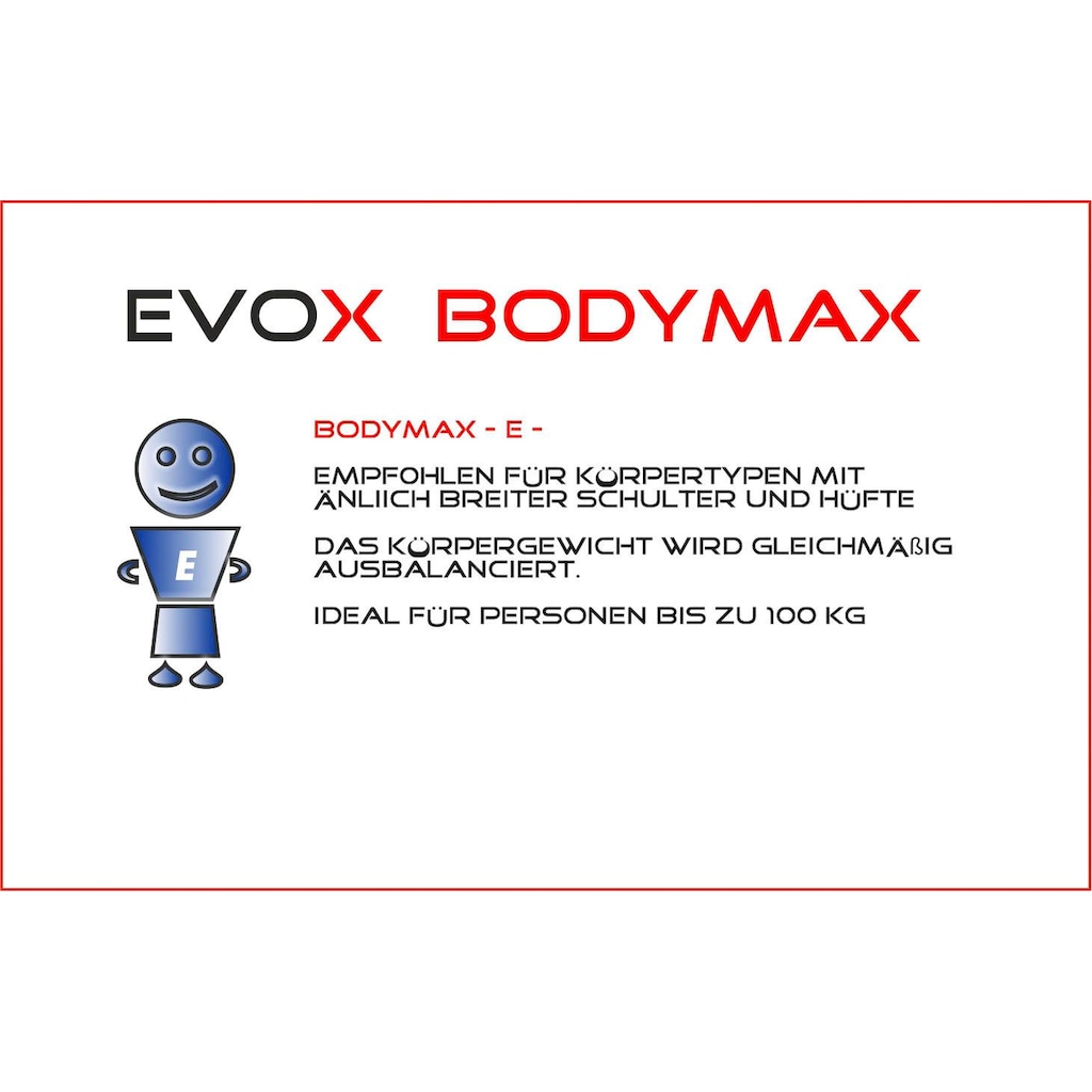 Breckle Northeim Gelschaummatratze »EVOX Bodymax E«, 24 cm hoch, Raumgewicht: 50 kg/m³, (1 St.)
