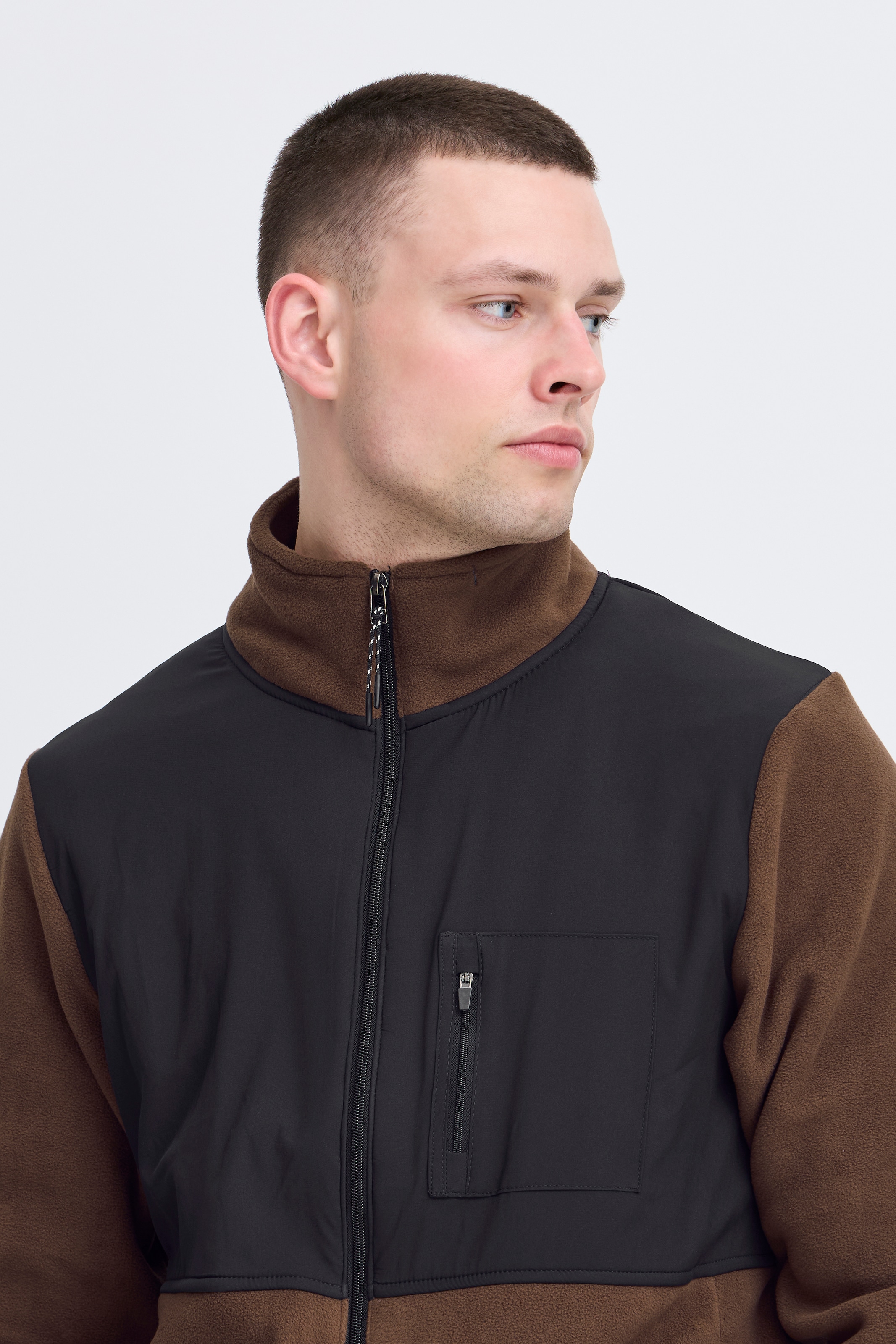 Blend Fleecepullover »BHMARIO Sweatshirt zipp thru«