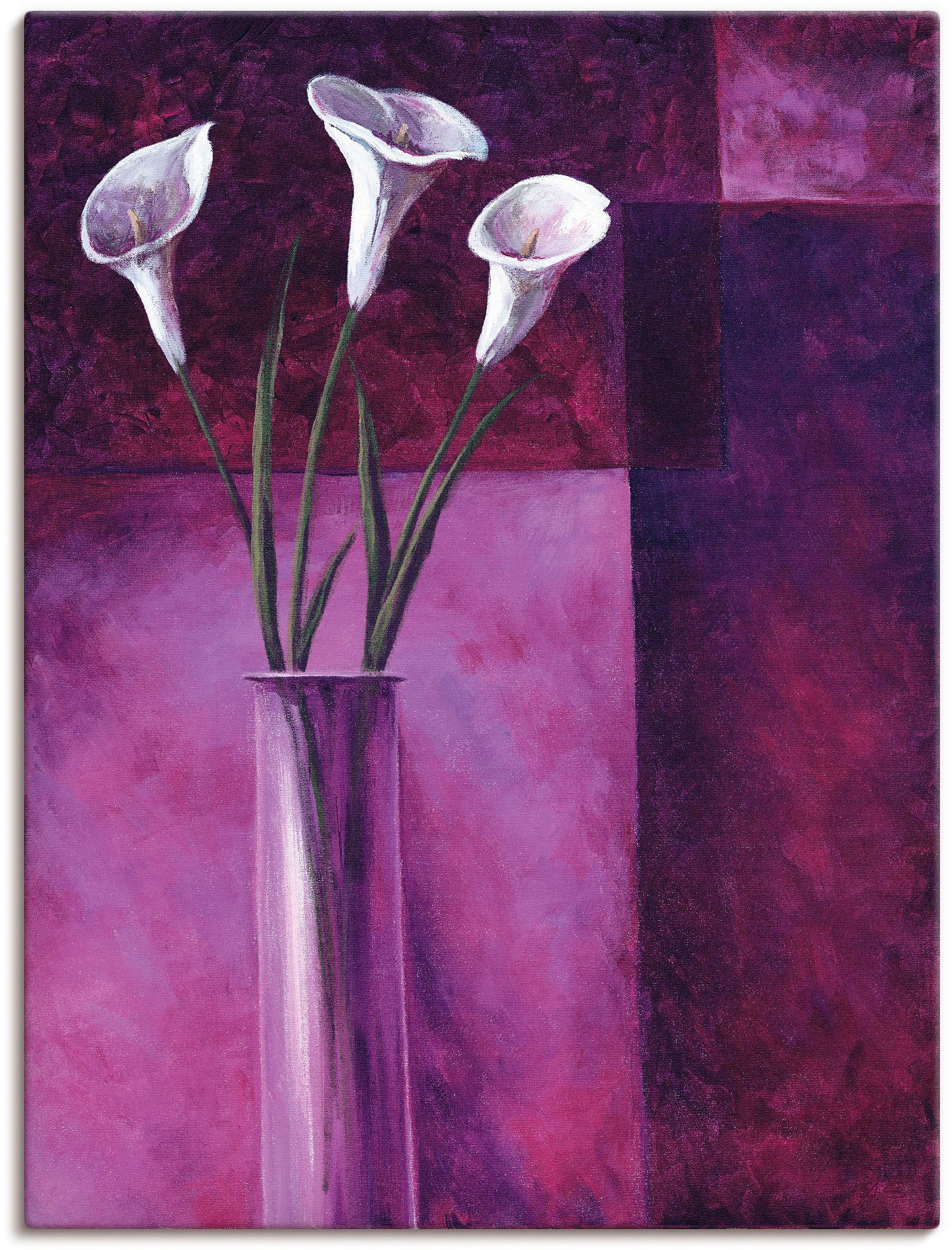 Artland Wandbild »Callas Lila«, Blumen, | Leinwandbild, online Jelmoli-Versand Wandaufkleber in als versch. Poster kaufen Alubild, St.), Grössen (1 oder
