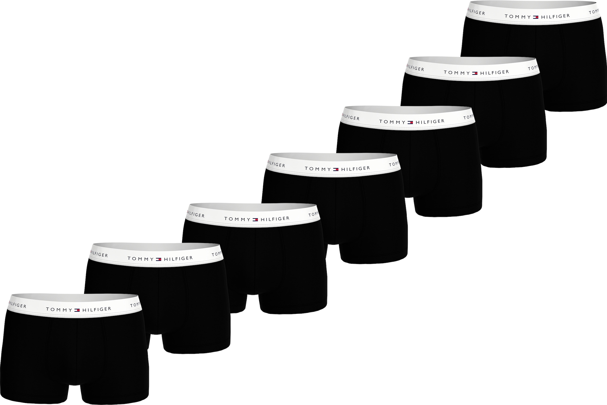 Tommy Hilfiger Underwear Trunk »7P TRUNK«, (Packung, 7 St., 7er), mit Logobund