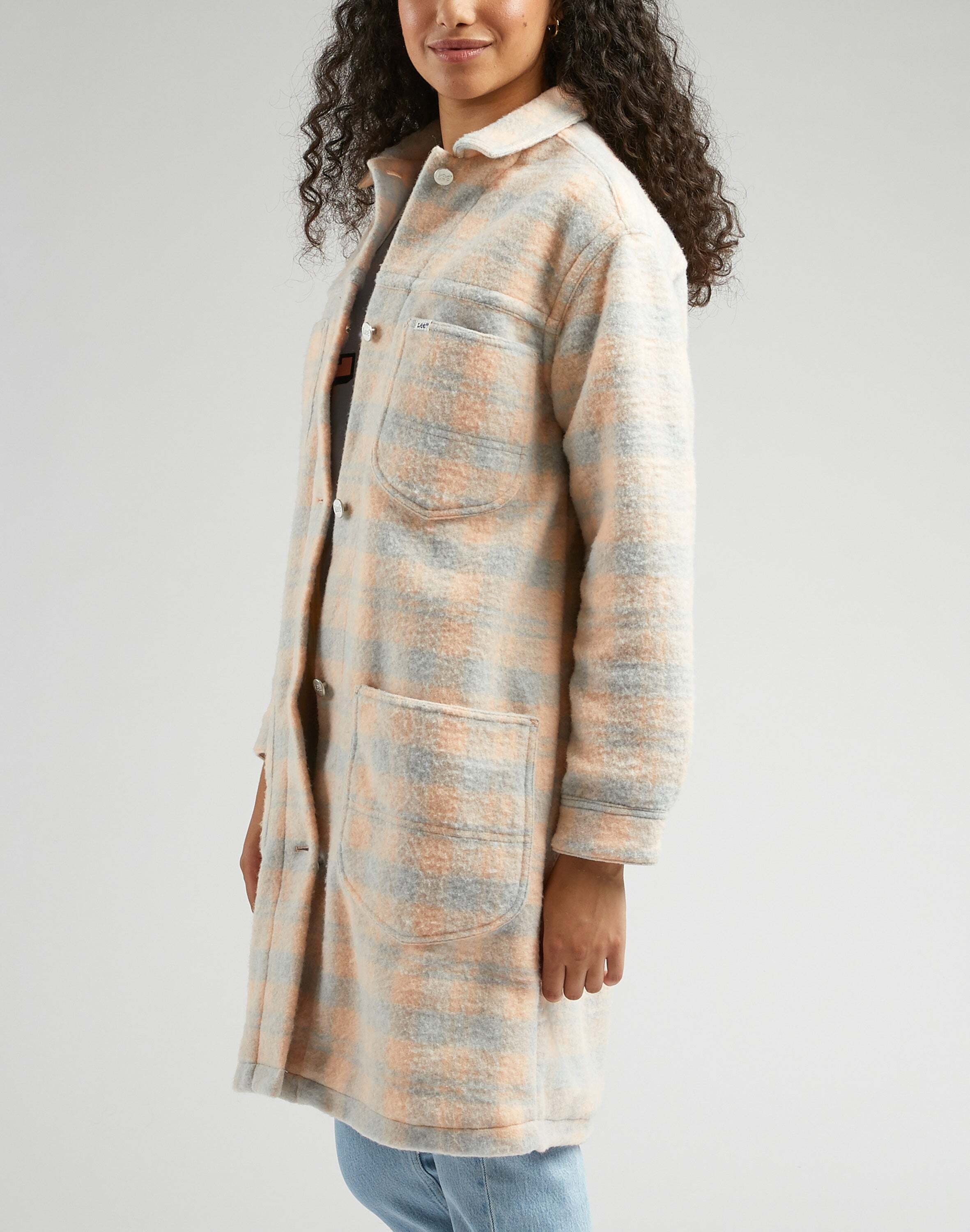 Lee® Fleecejacke »LEE Jacken Elongated Chore Coat«